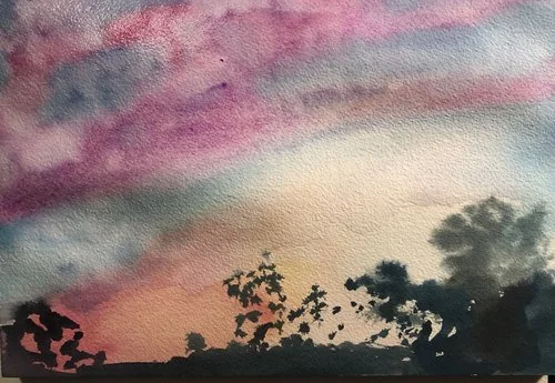 colors, 7" x 10", Gouache