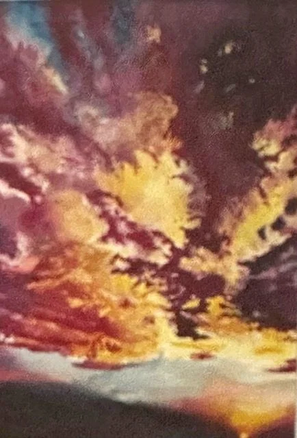 Violets, 18 x 16", watercolor