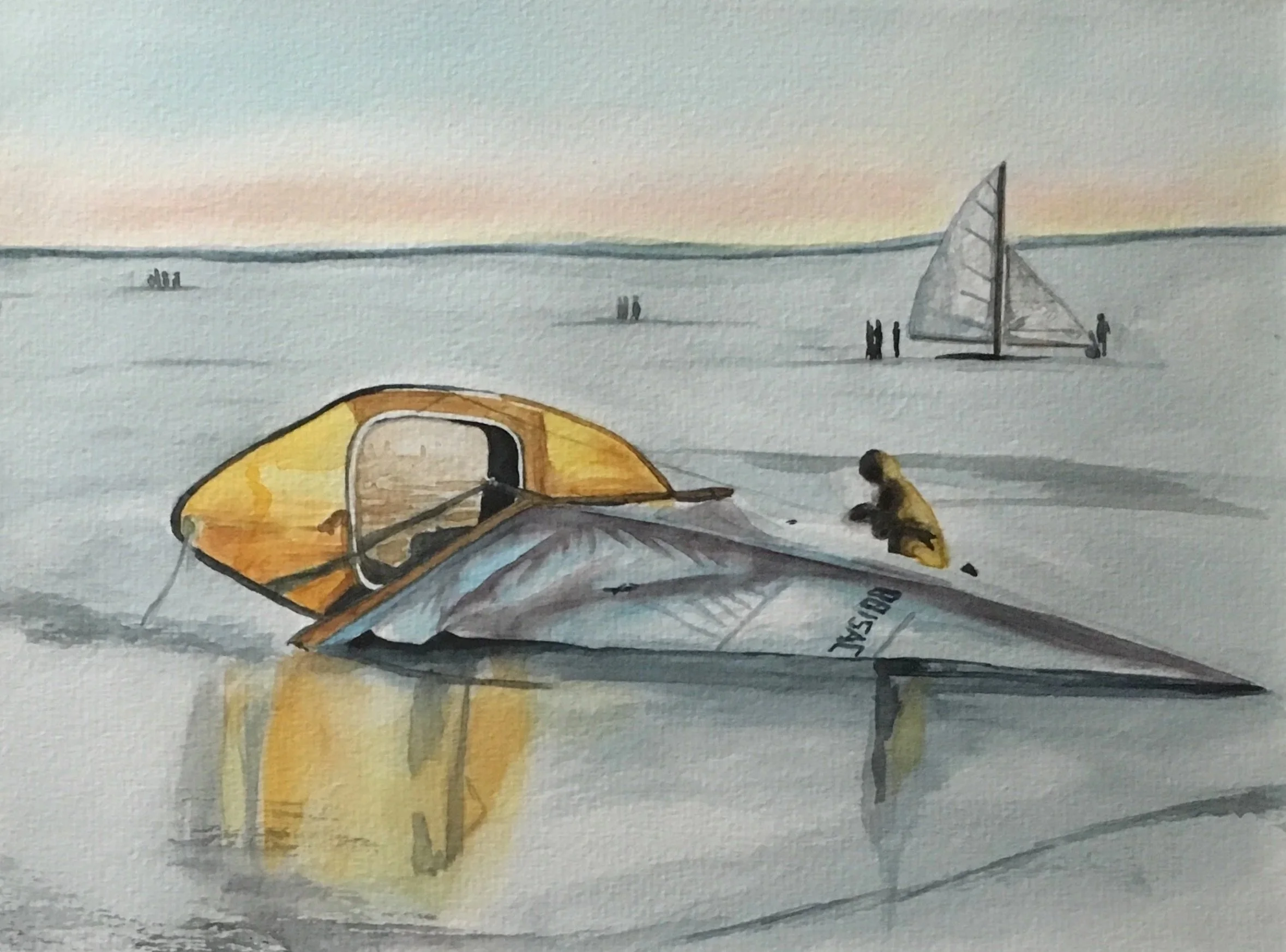 Fuller Exhibition 2, 19" X 16", Watercolor