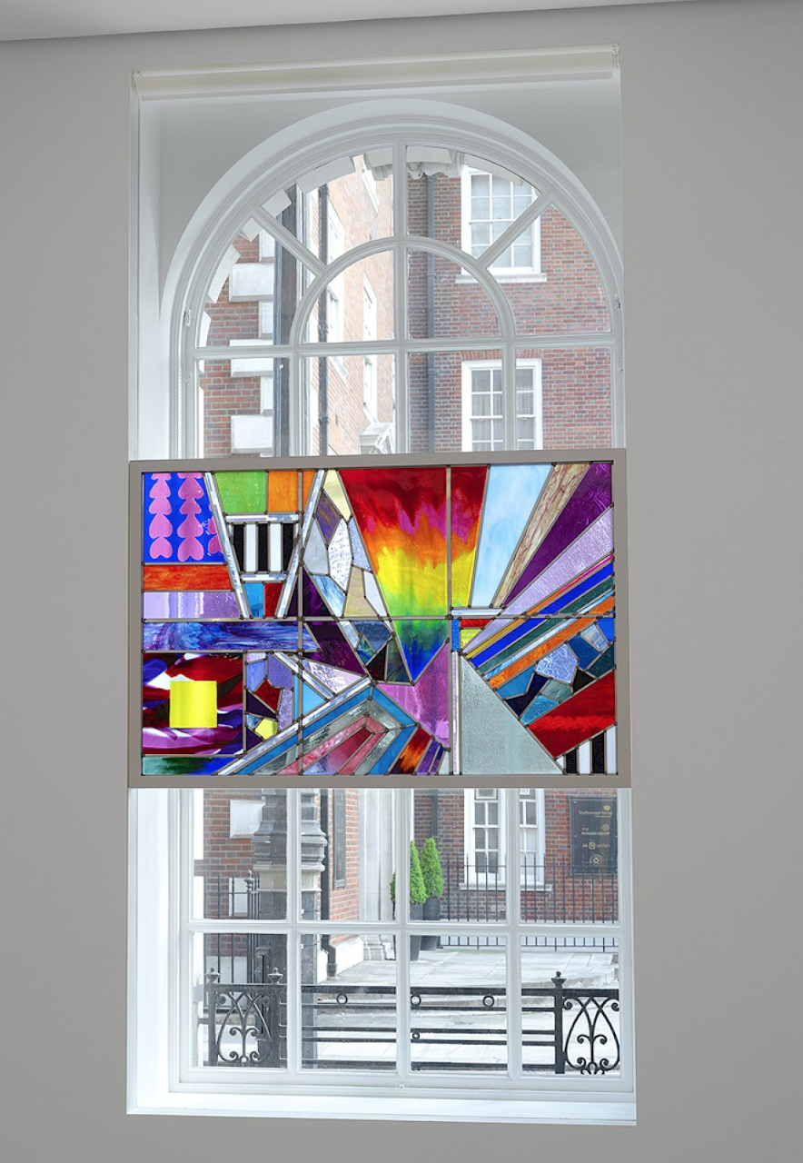 wild flower stained glass 2018