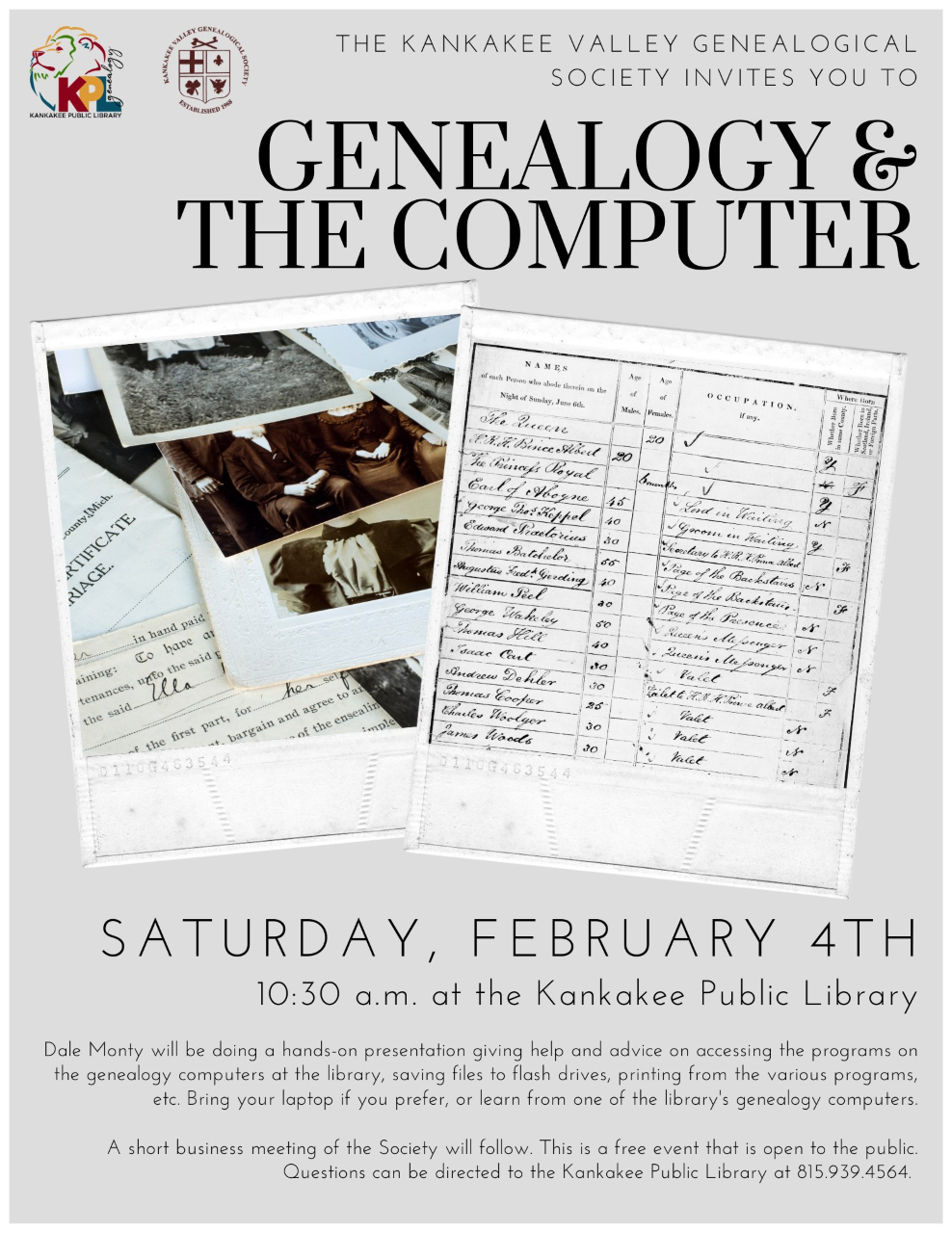 Genealogy & The Computer