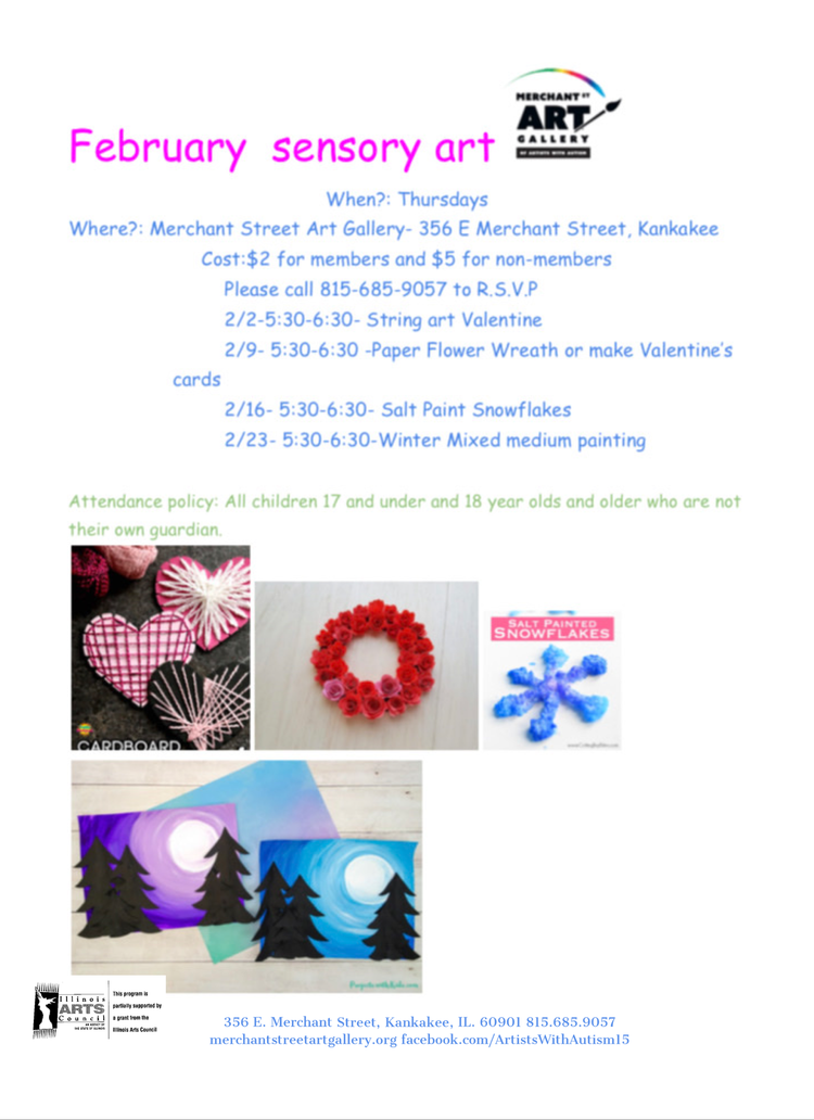 February Sensory Art 