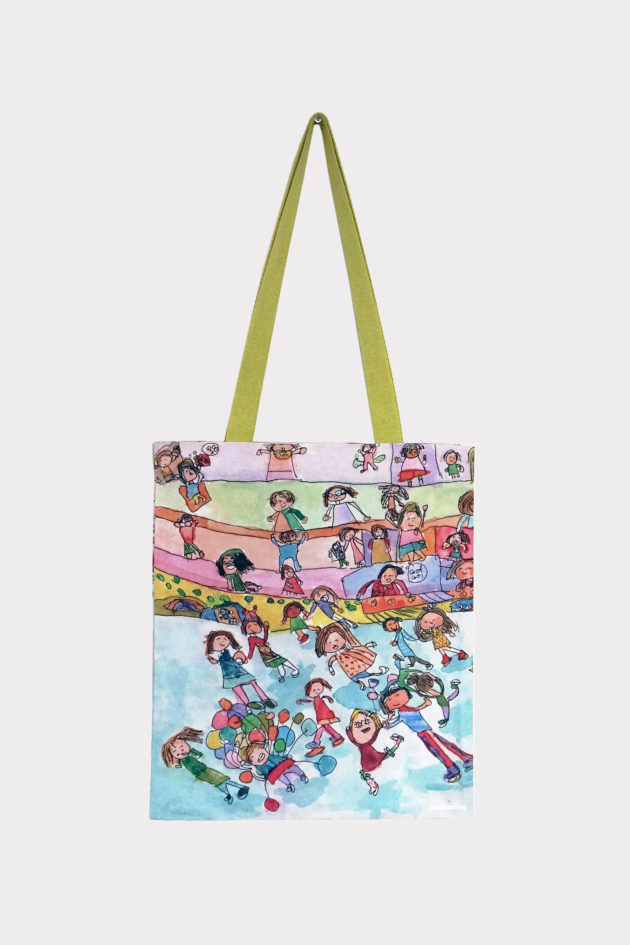 Iceskating Tote Bag