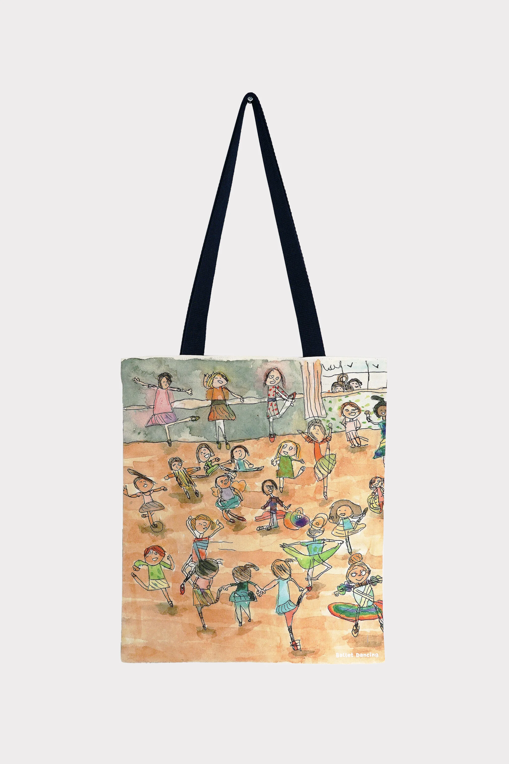 Ballet Dancing Tote Bag