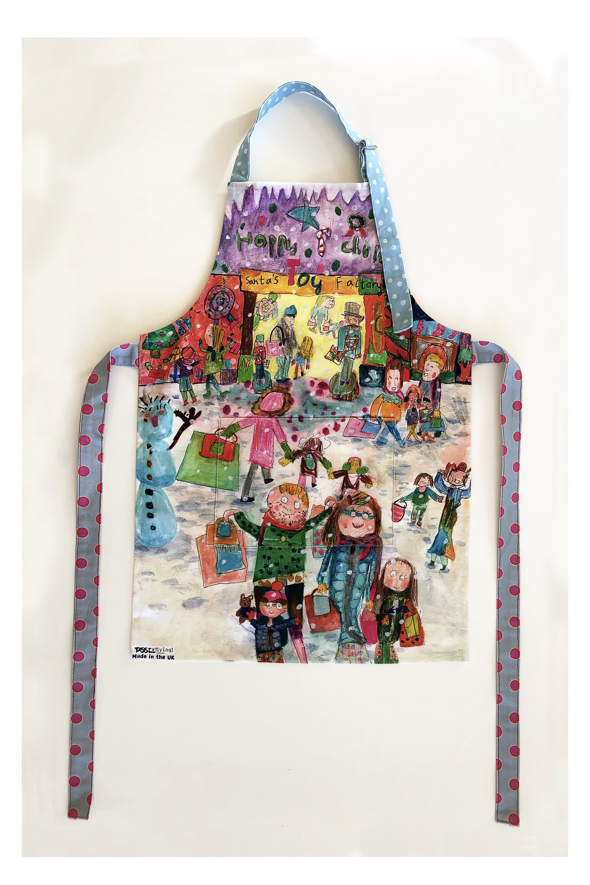Happy Christmas--- Cool Blade Runner----Kids Apron