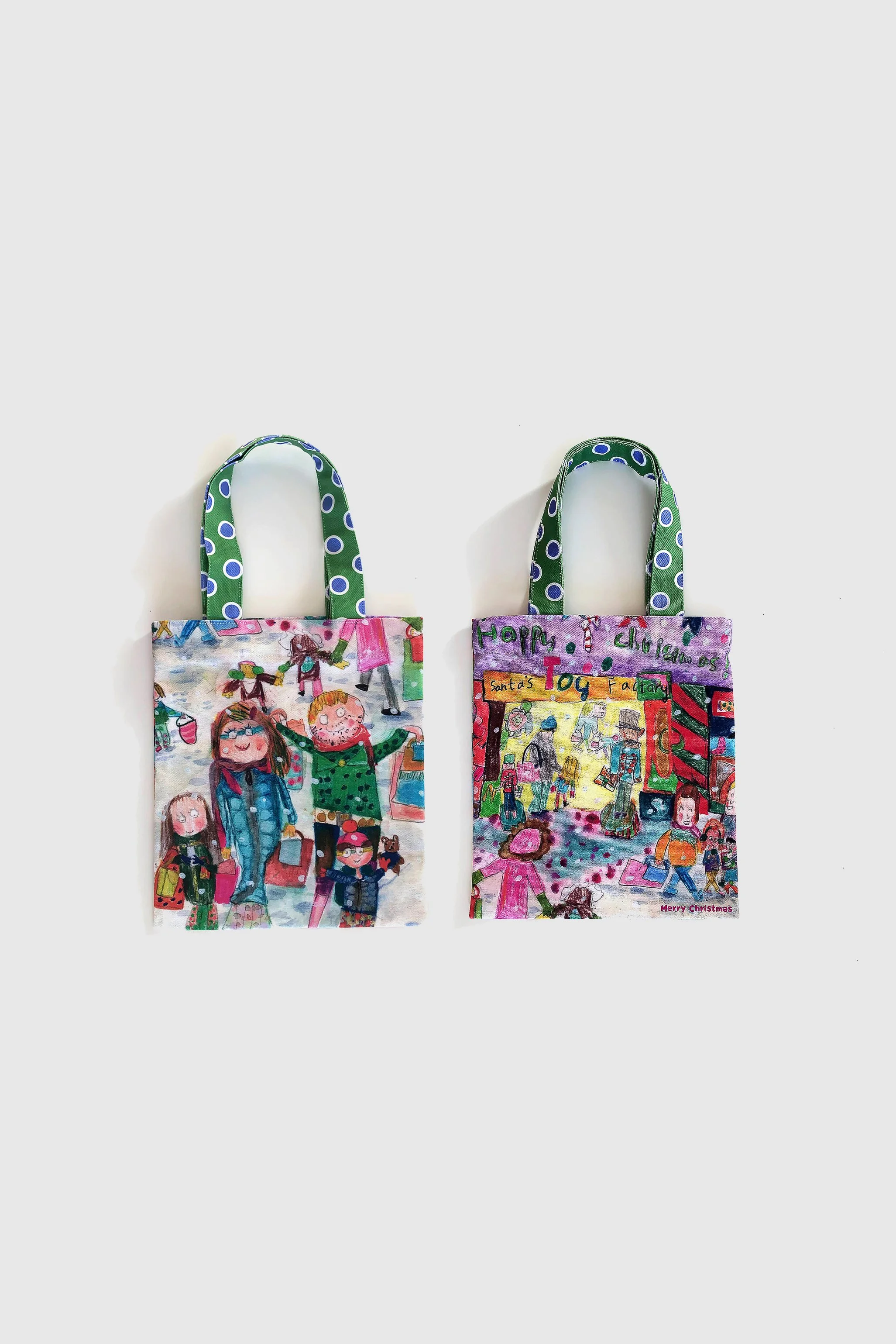 Happy Christmas--- Cool Blade Runner---- Small Tote Bag----Gift Bag