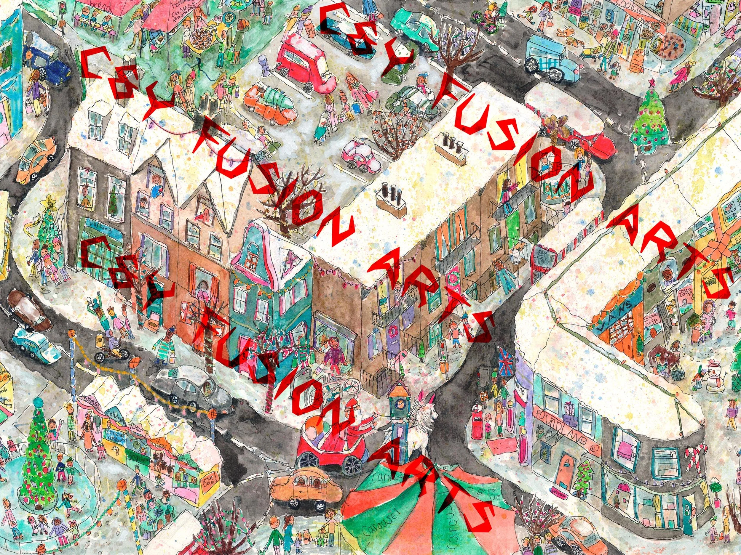 Santa Claus is Coming to London! -HD Wallpapers for Computer, phones and iPad