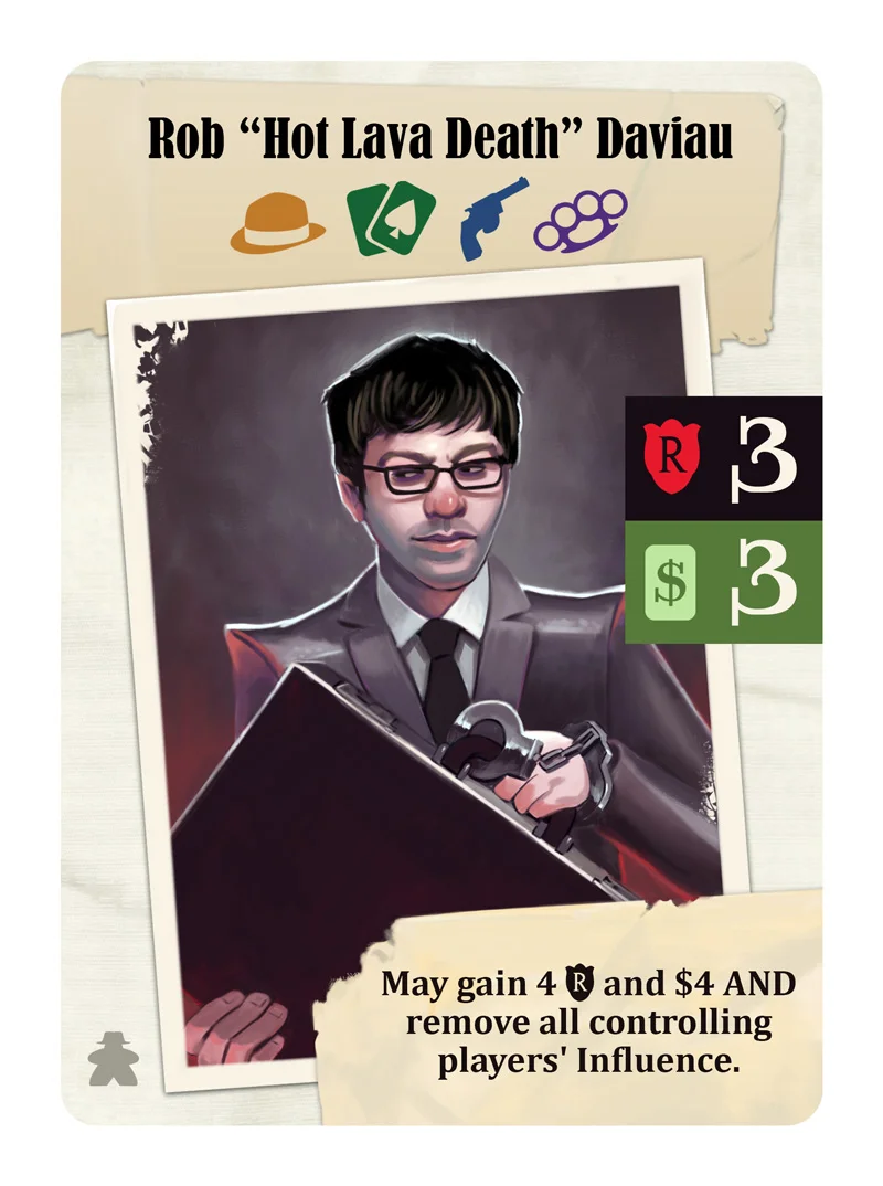 Rob's alter ego from Nothing Personal.