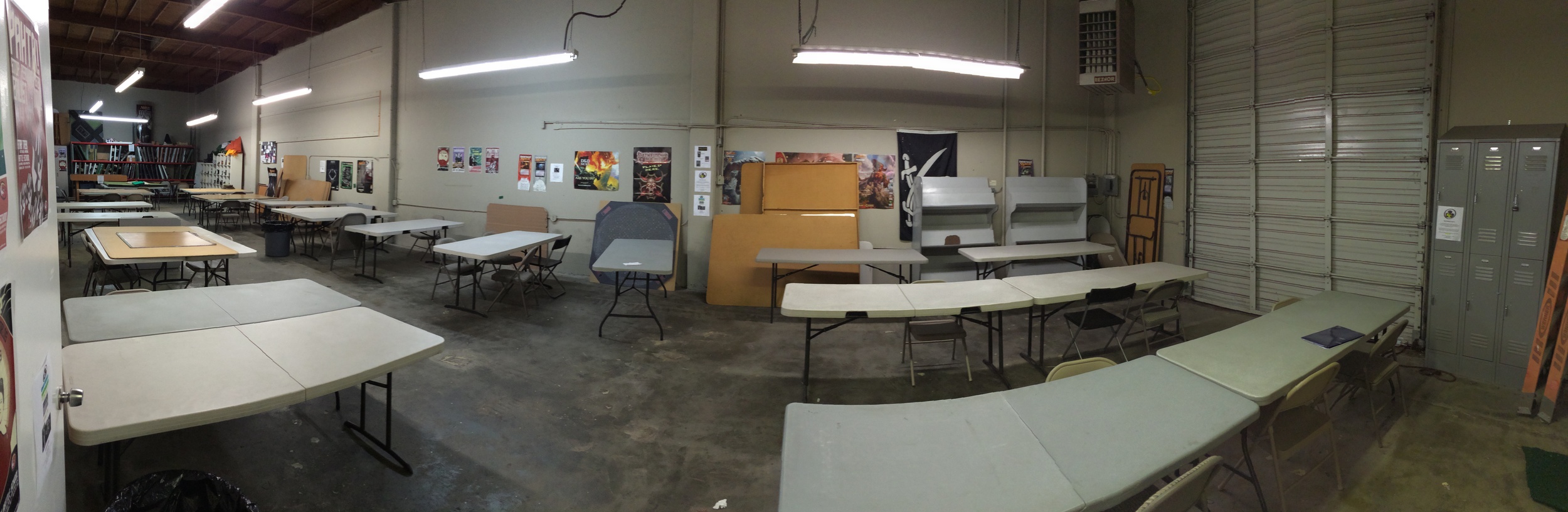 The Dungeon room at Game Kastle can hold 20-25 tables.