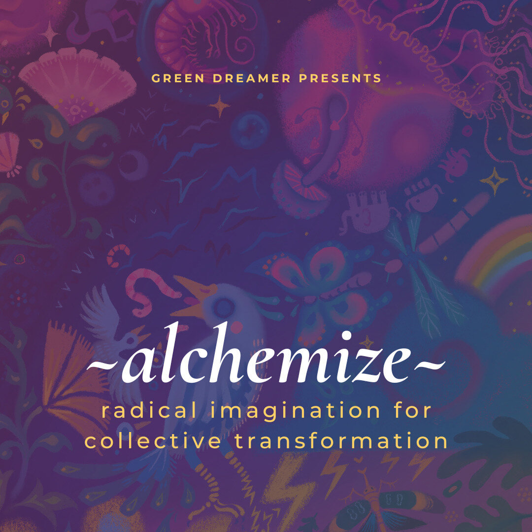 I was asked to do an audio recording as a guided meditation on the &quot;art of kinning,&quot; part of Green Dreamer's (@greendreamerkamea) new offering, ~alchemize~, which is an 8-week audio-based program of daily imagination and creative practices&