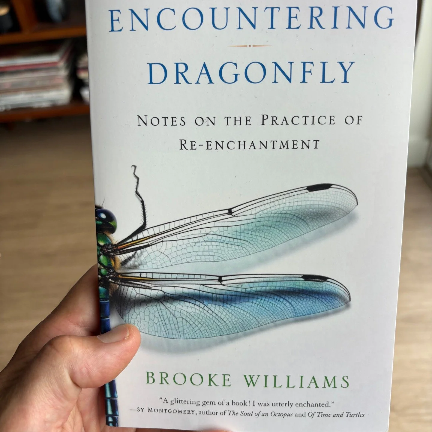 The dragonfly lives its life
Without a single error, it also
Waits for our praise.
~ Mary Oliver, &ldquo;Gravel&rdquo;

Heading up north to Point Reyes Books to be in conversation with Brooke Williams (@brookusi) tomorrow about his newly molted book,
