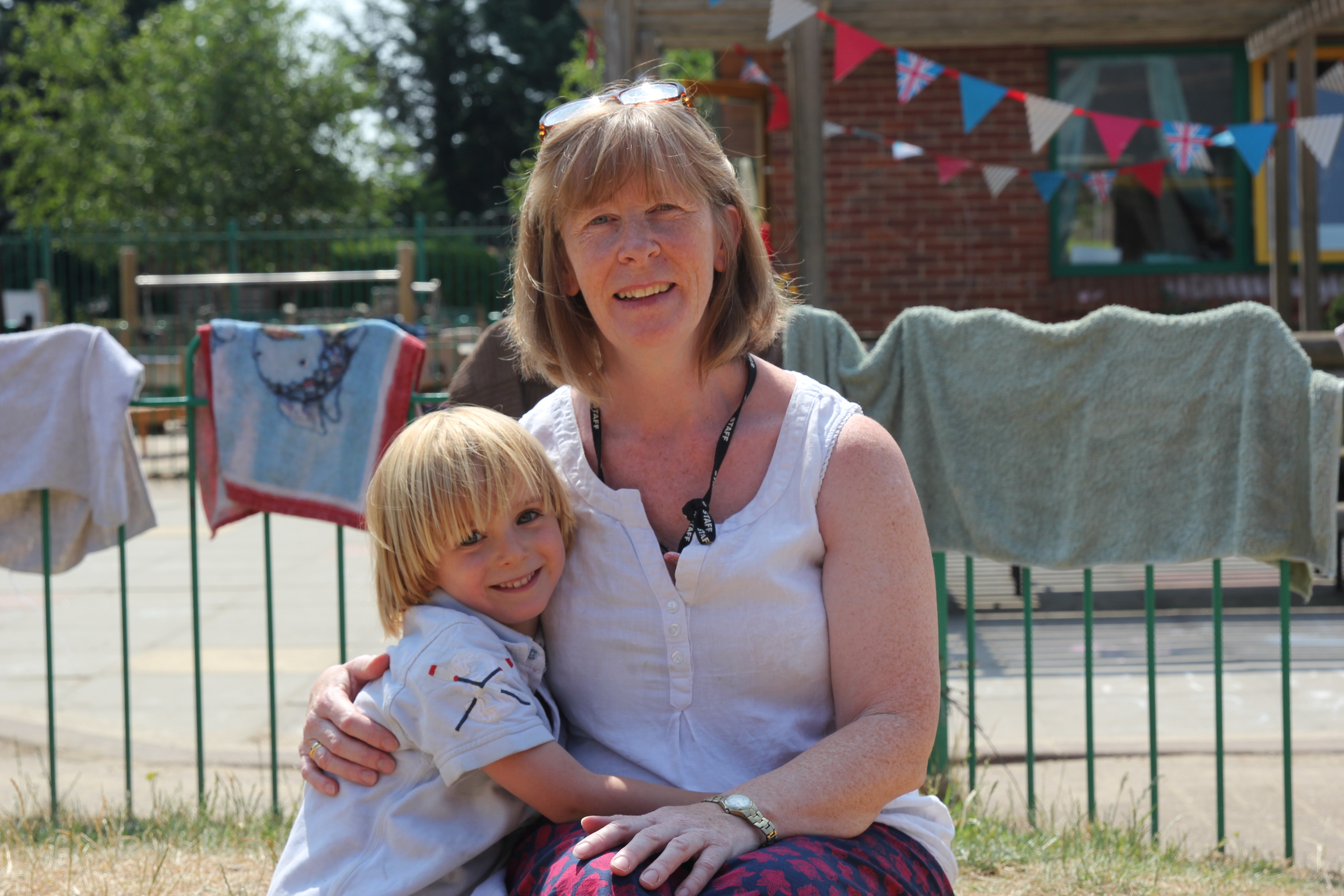 Skye with his teacher - Buzz McKenzie