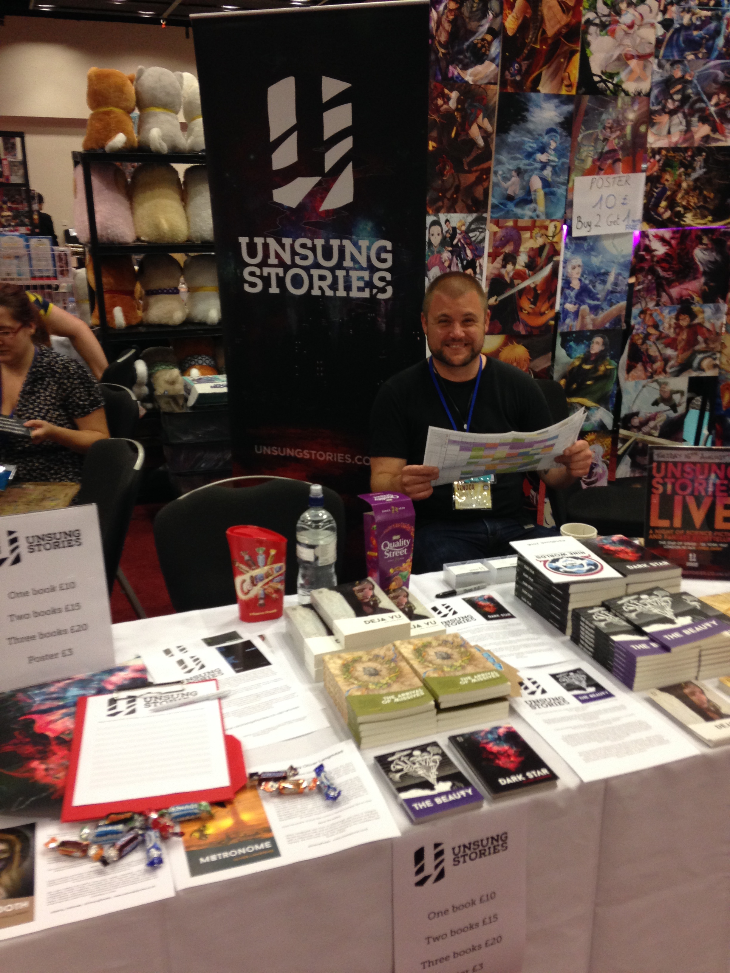 Gary wrangling the epic programme