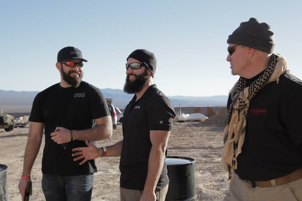 Having some laughs during the strong hand only competition.