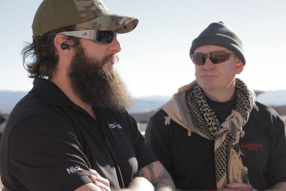 Nick and Ray observing some of the competition.
