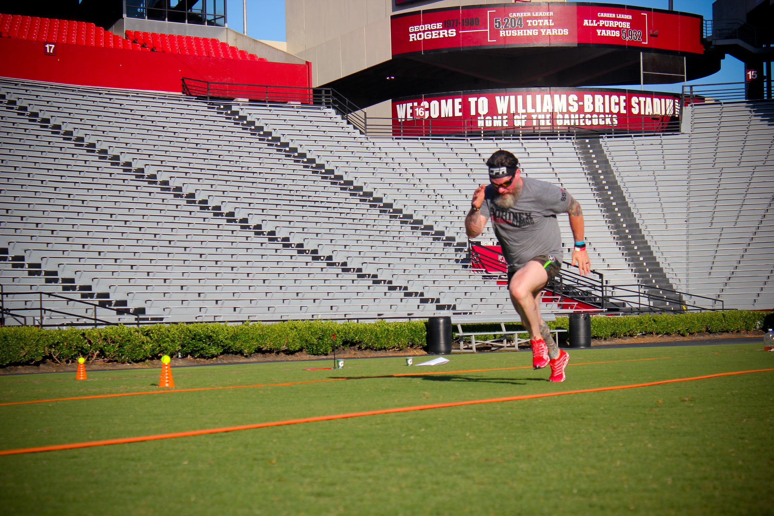 I nstructor One on 20-yard dash