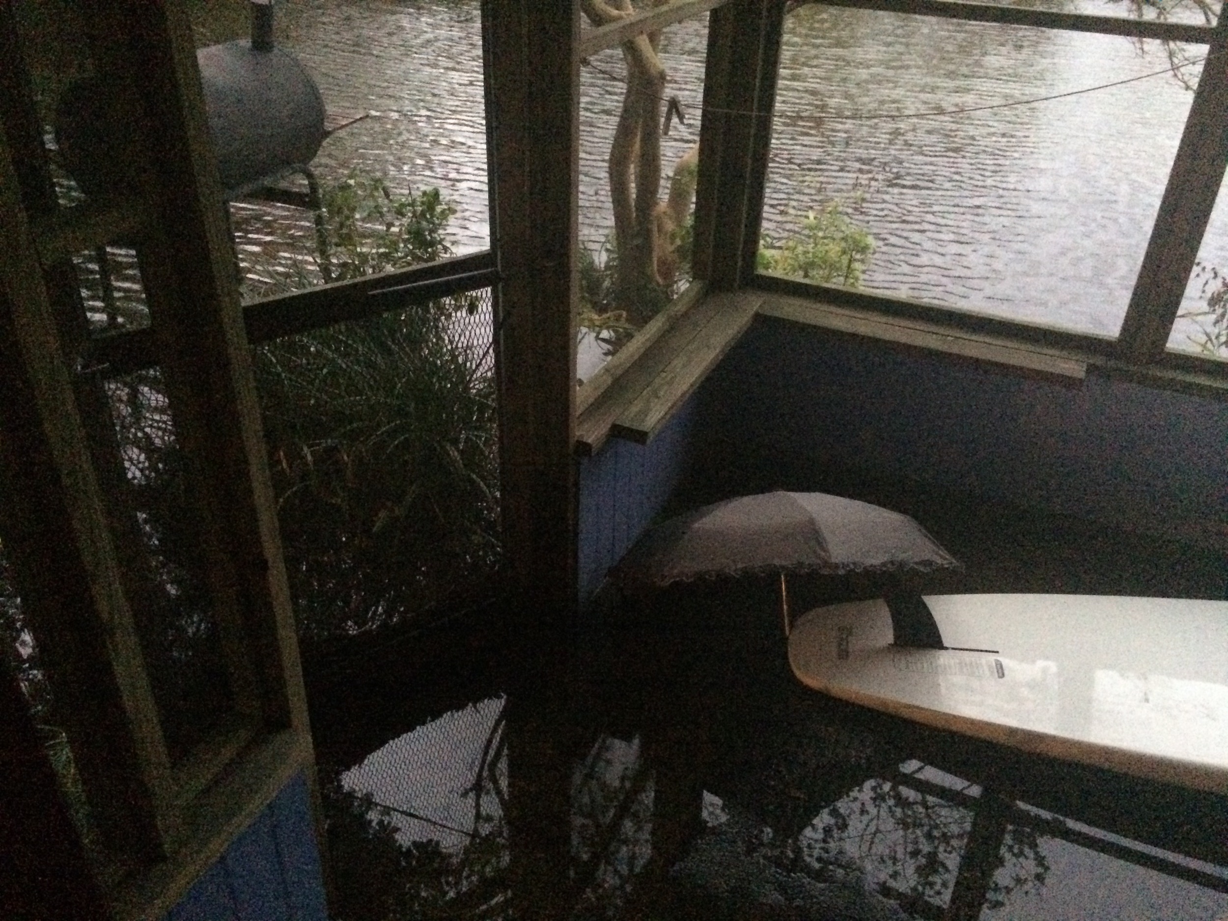 My back porch.