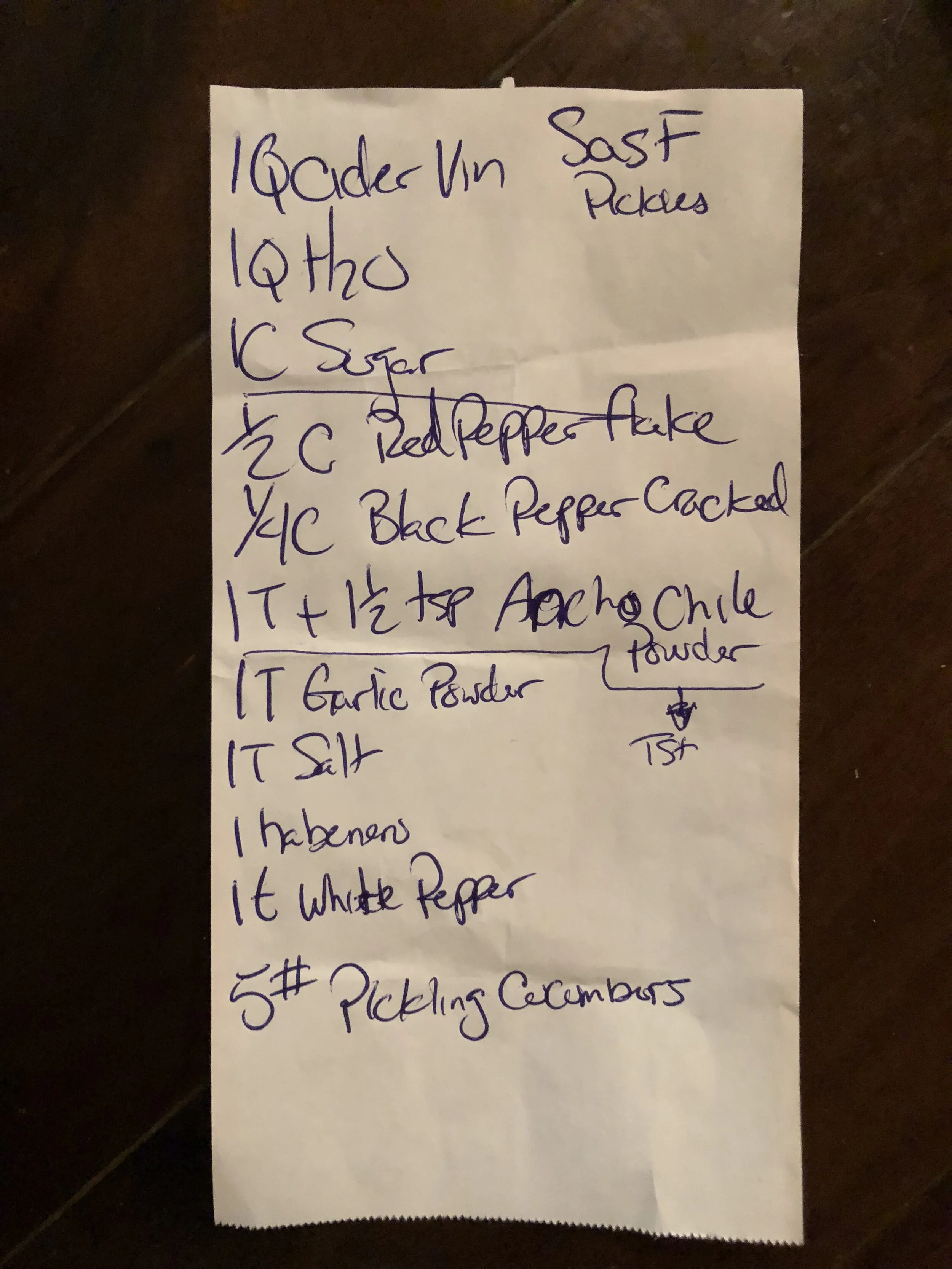 Spero's SasF Pickles