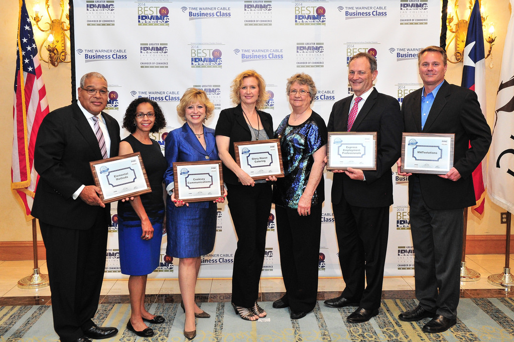 Irving's 2014 US Chamber of Commerce Blue Ribbon Small Business Winners