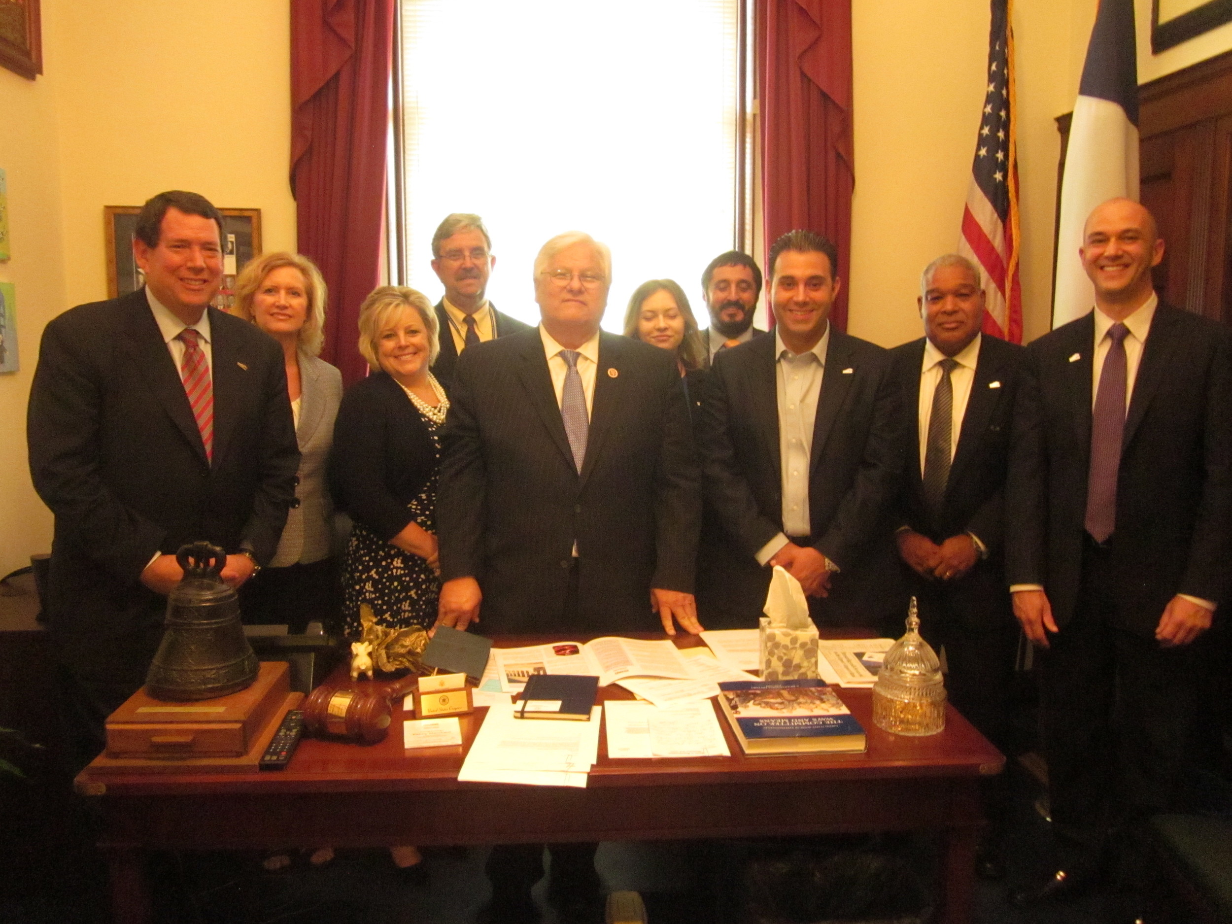 The Irving Delegation with U.S. Congressman Kenny Marchant