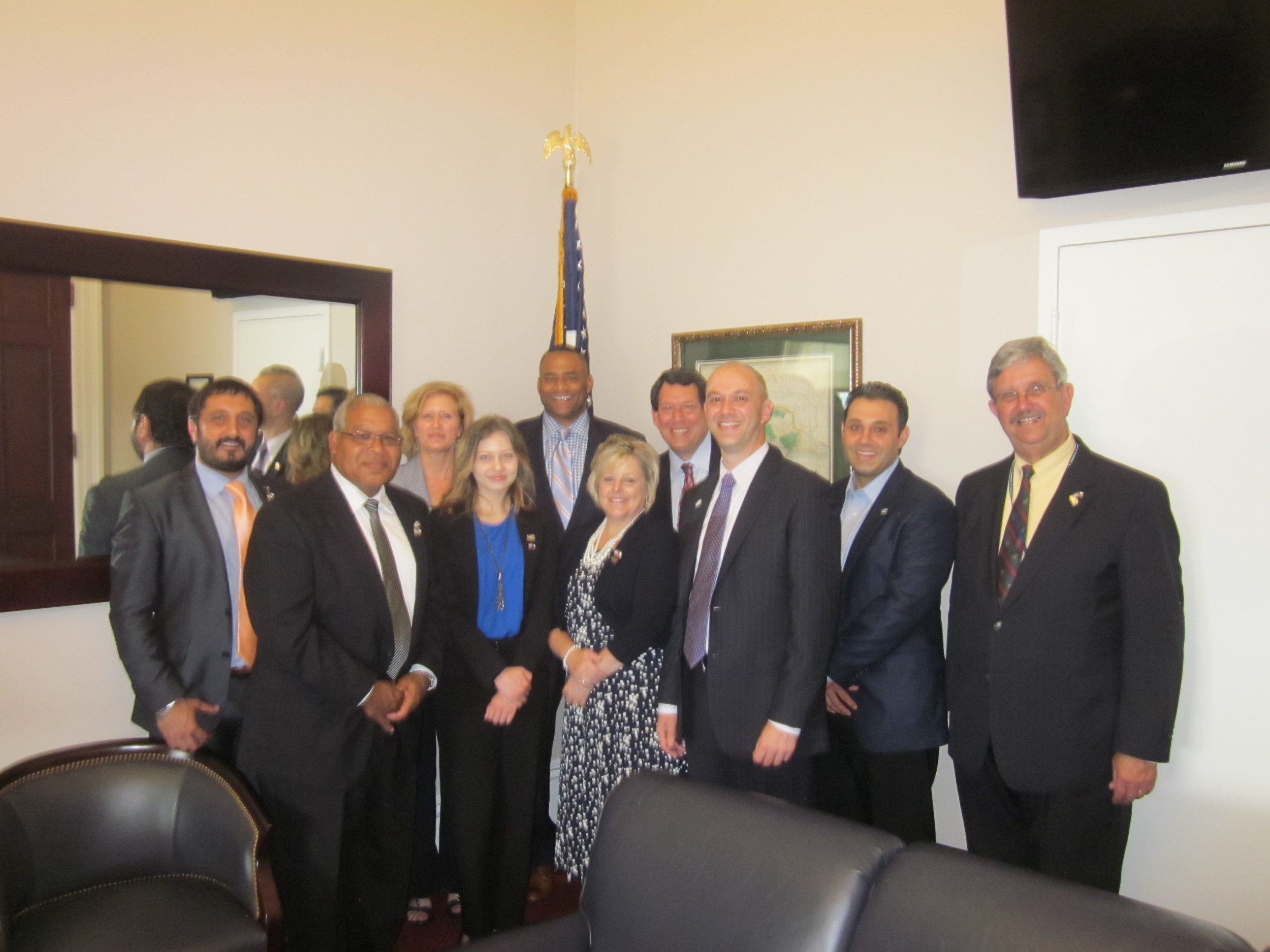 The Irving Delegation with U.S. Congressman Marc Veasey