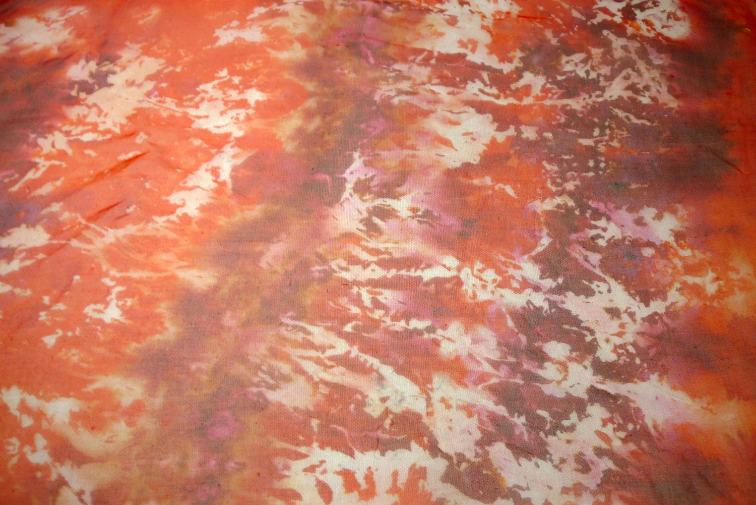 Silk Organza - Musk Melon (ProChem 200), Deep Orange (6), Rust Orange (8)