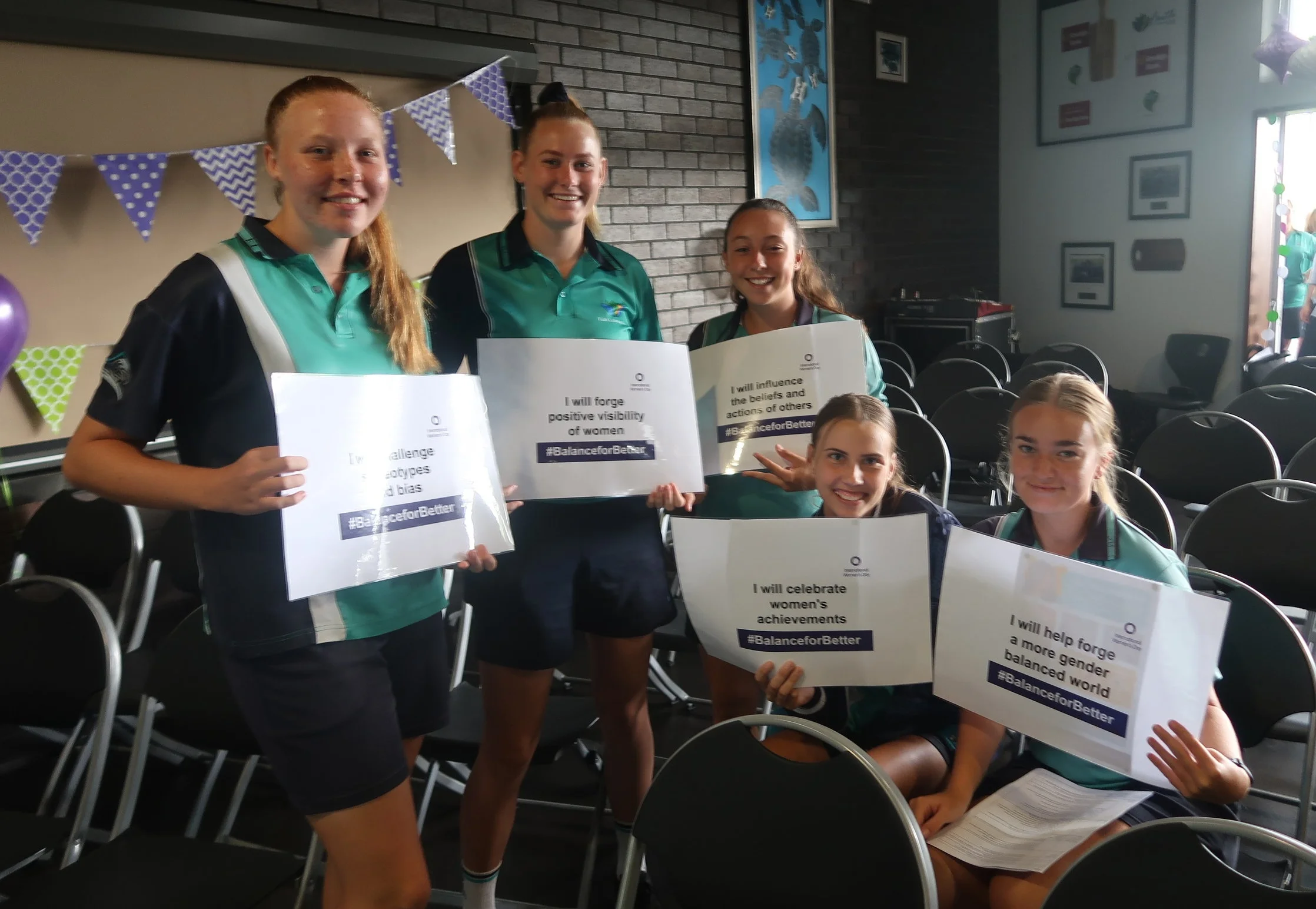 Senior students leading our International Women’s Day event