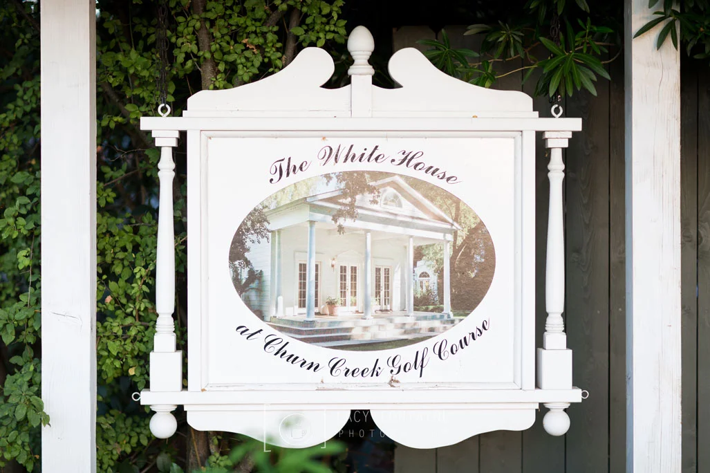 The White House at Churn Creek Golf Cours - Norcal Weddings