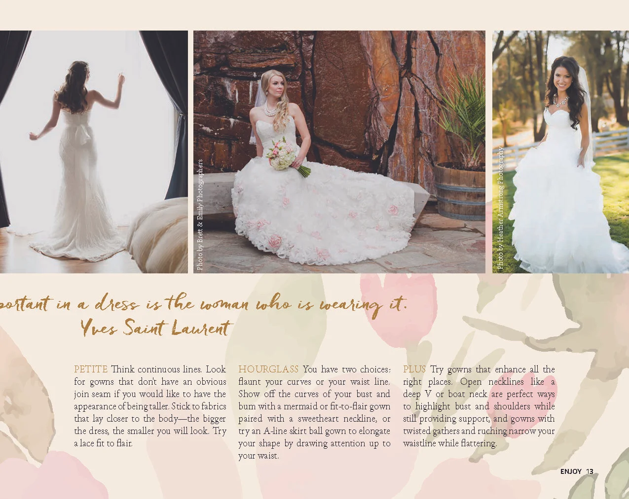 Enjoy Magazine | Redding Bridal Show | Wedding Style Guide