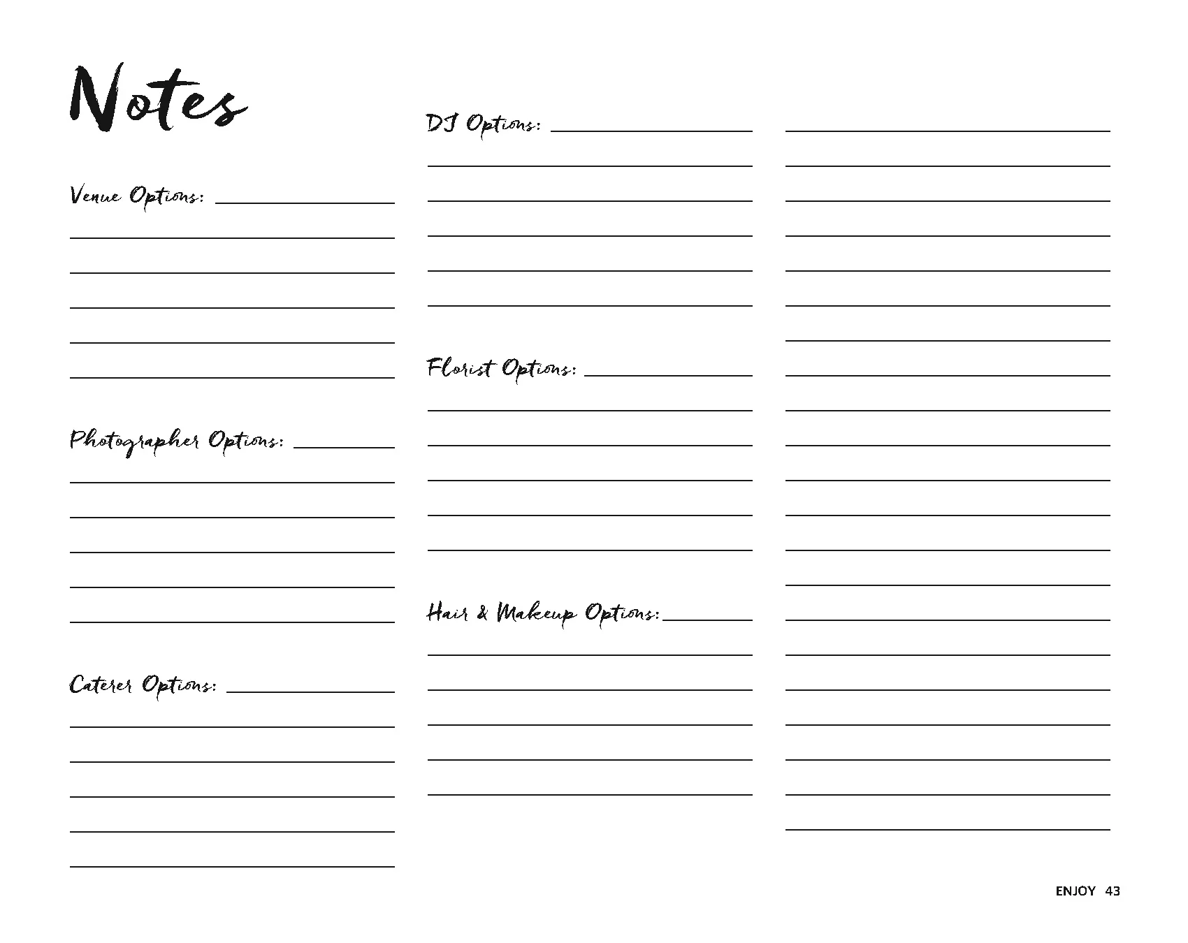 Enjoy Magazine | Redding Bridal Show | Wedding Style Guide