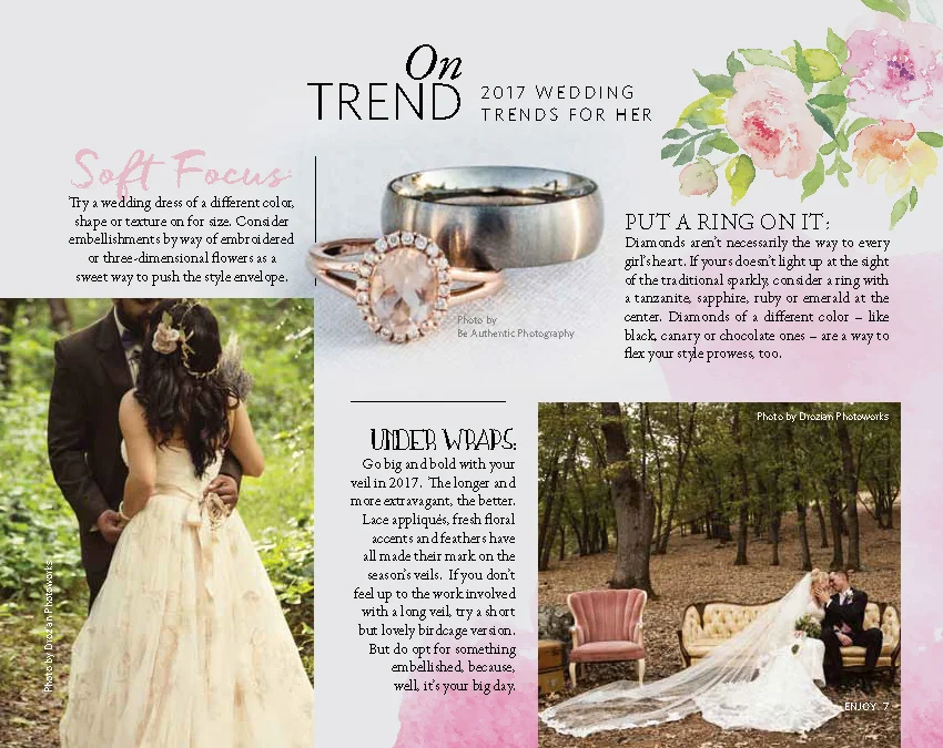 Enjoy Magazine | Redding Bridal Show | Wedding Style Guide