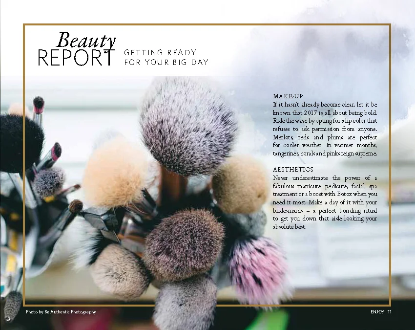 Enjoy Magazine | Redding Bridal Show | Wedding Style Guide