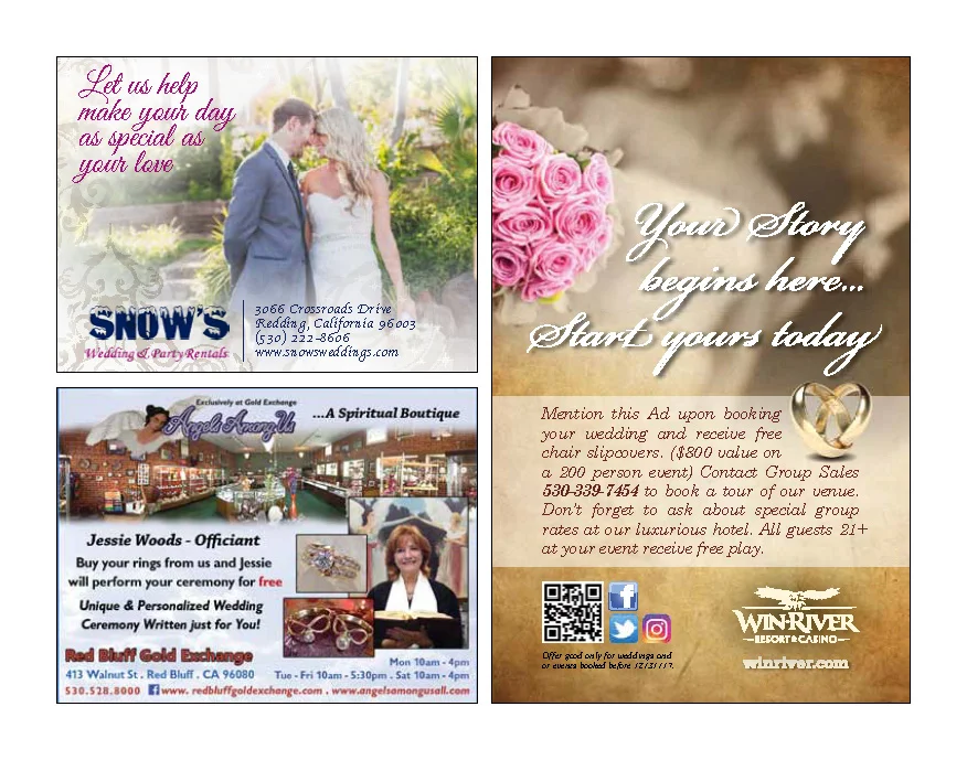 Enjoy Magazine | Redding Bridal Show | Wedding Style Guide