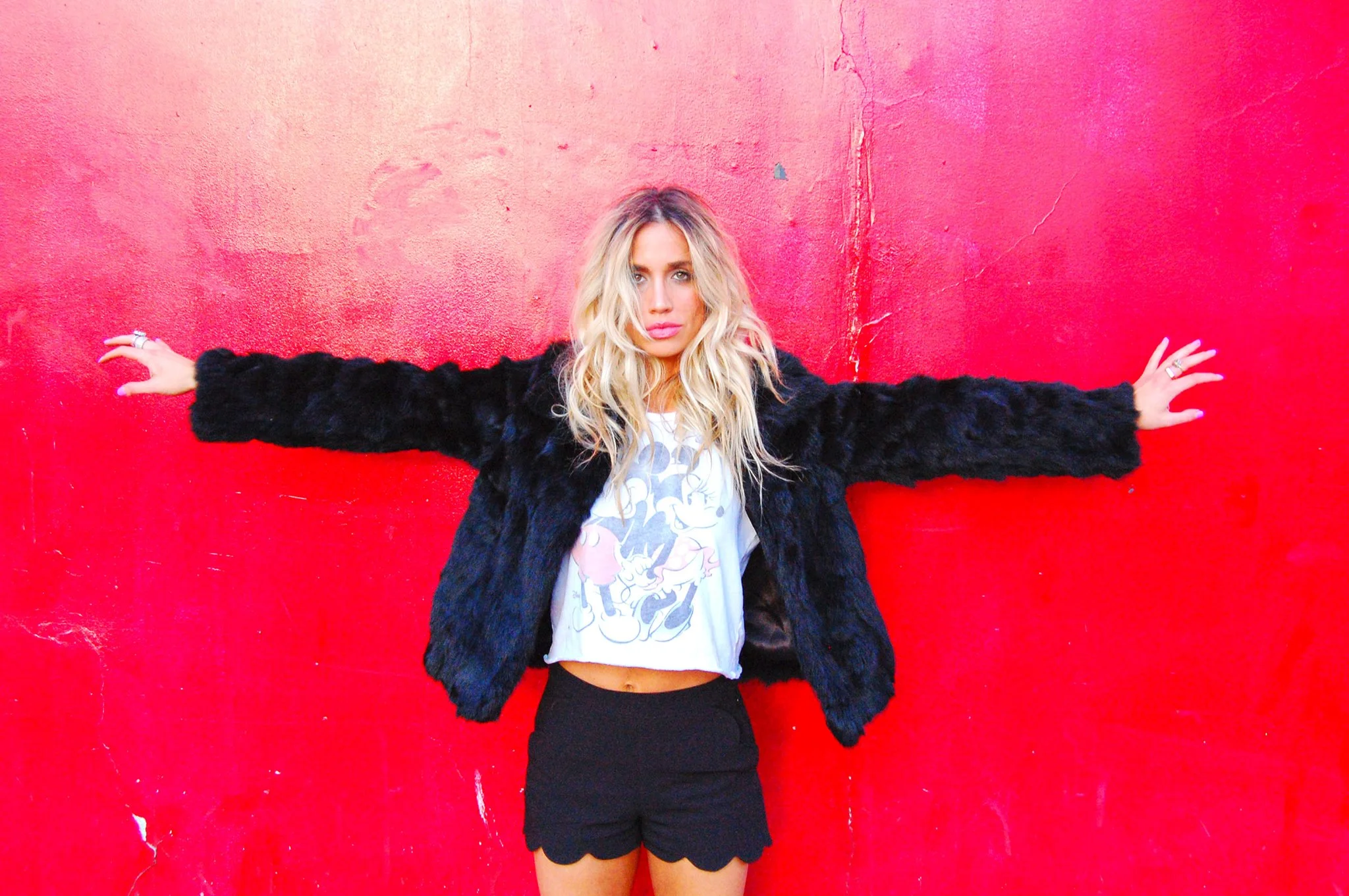 THE JET BLACK FUR COAT