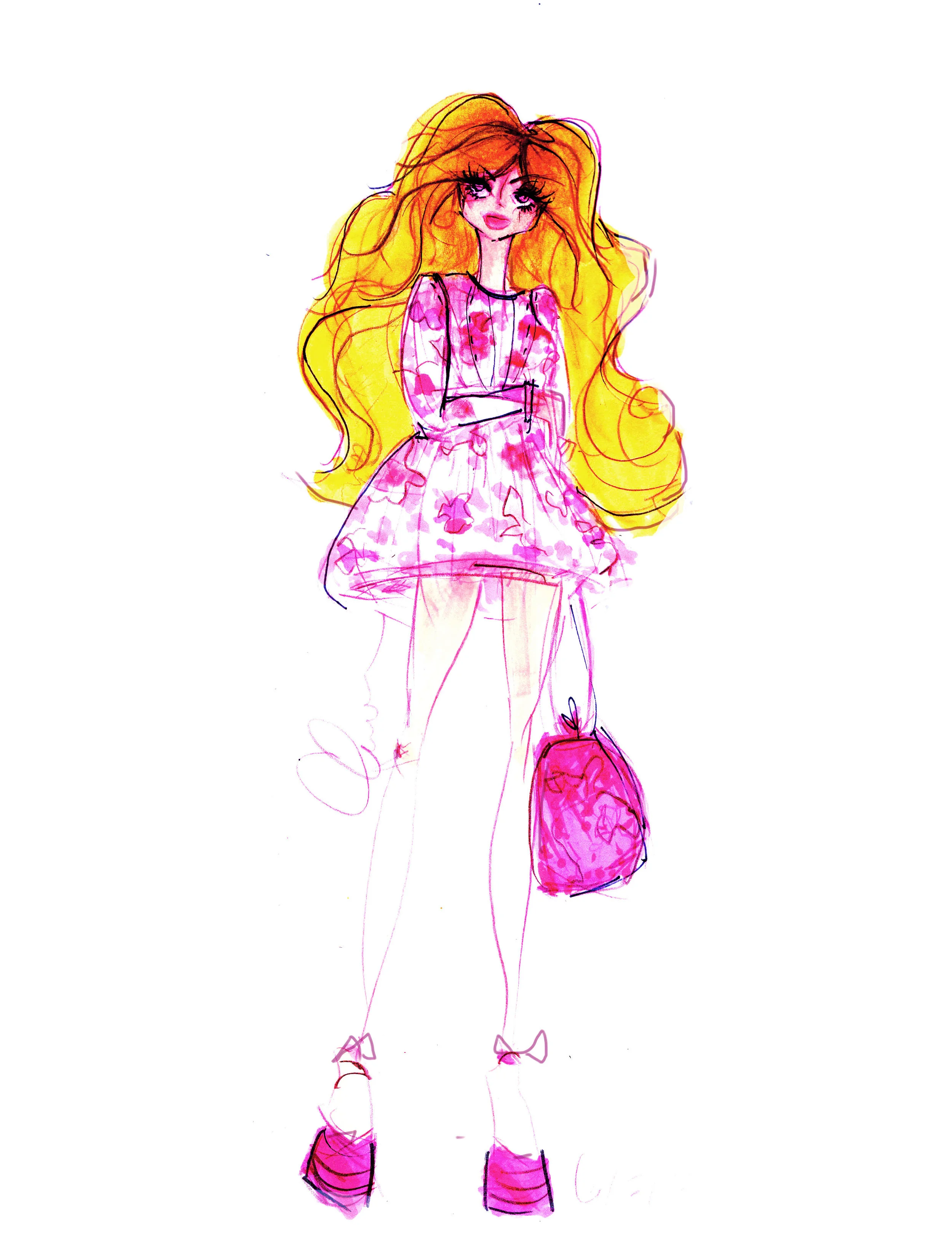 SWEET DOLL RAGDOLL PRINT