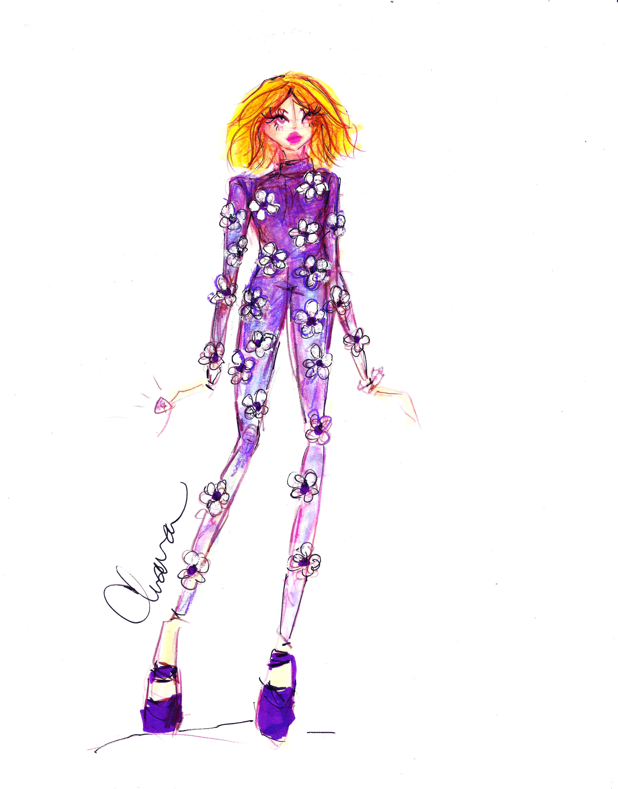 MEREDITH QUEEN OF PURPLE RAGDOLL PRINT