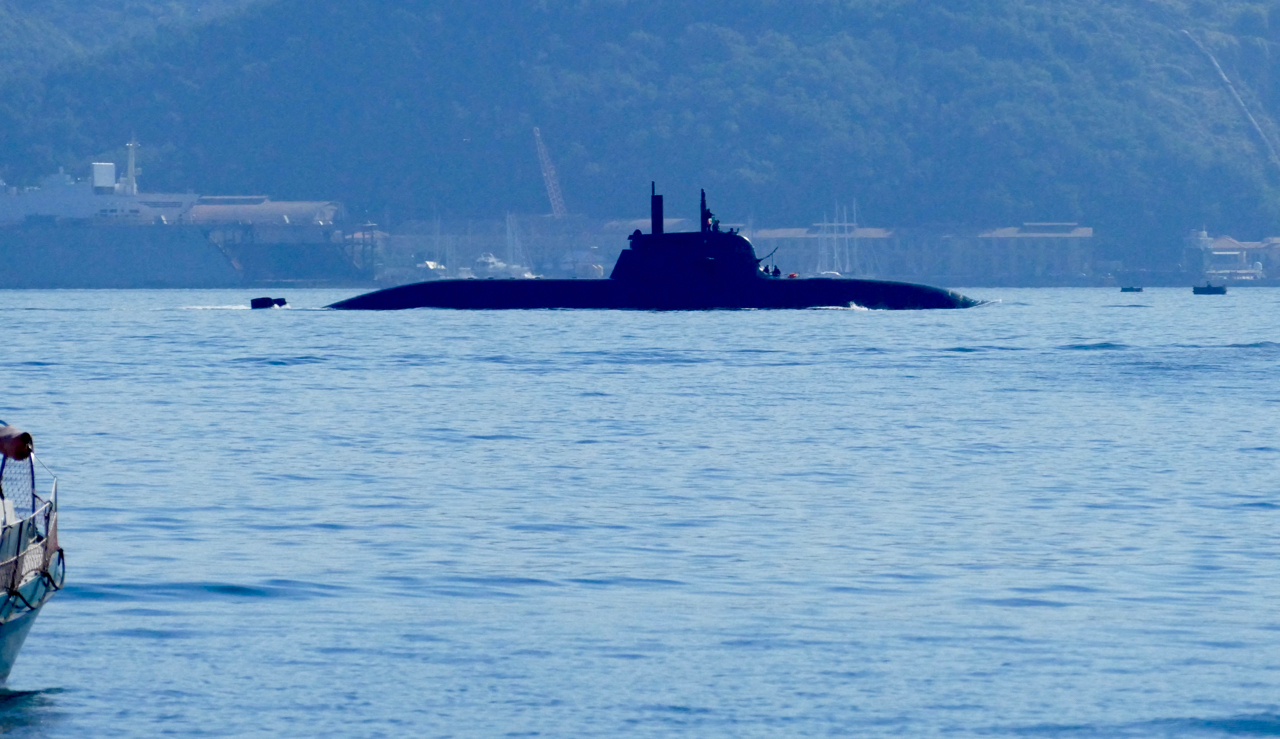 From Peregrinus at anchor, Le Grazie (La Spezia), 20 July 2016, Leica Typ 114.