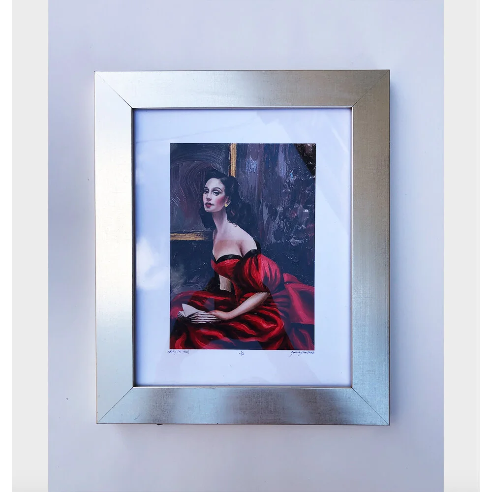 Lady in Red framed.jpg