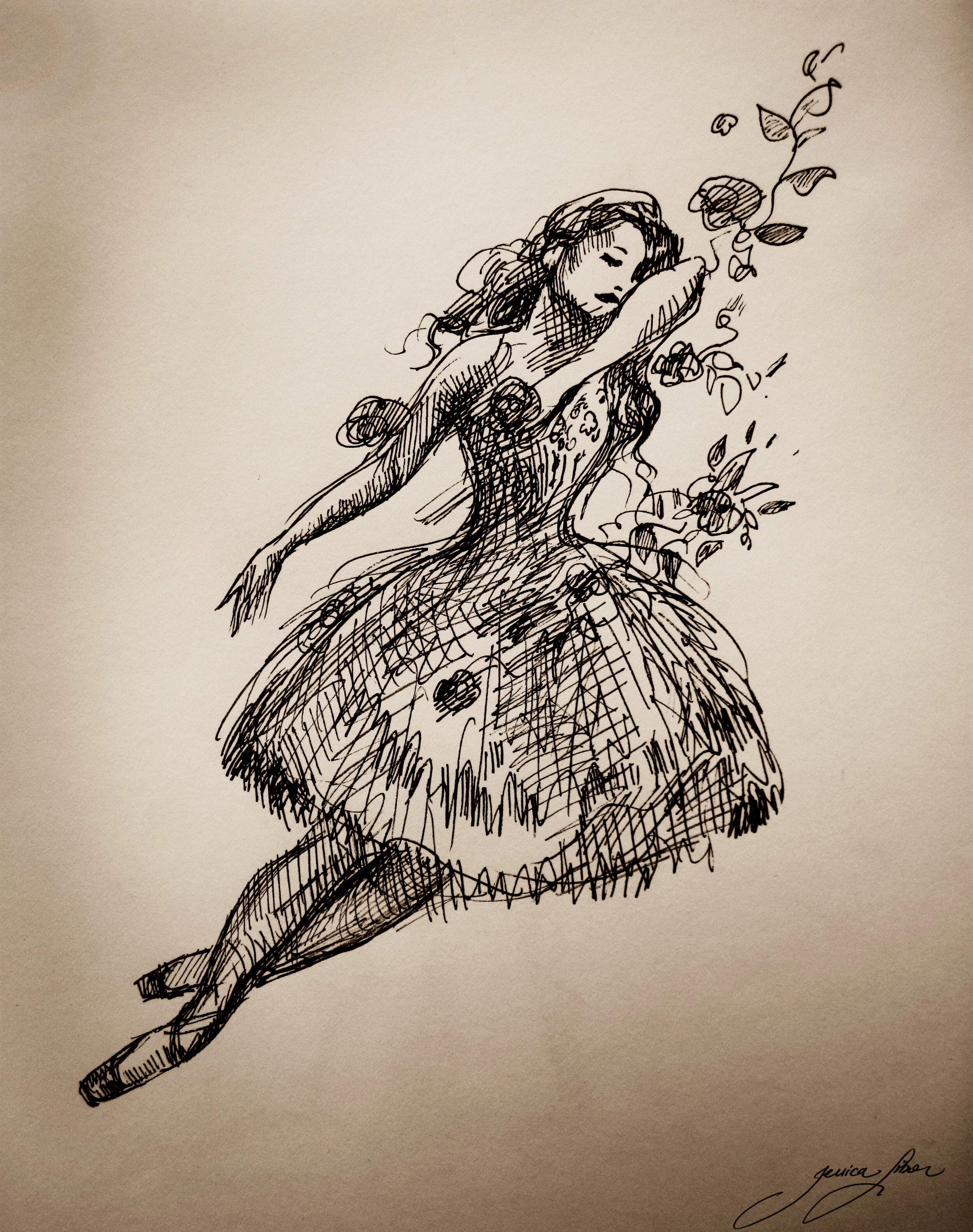 Sleeping Beauty sketch, Jessica Libor 2013.jpg