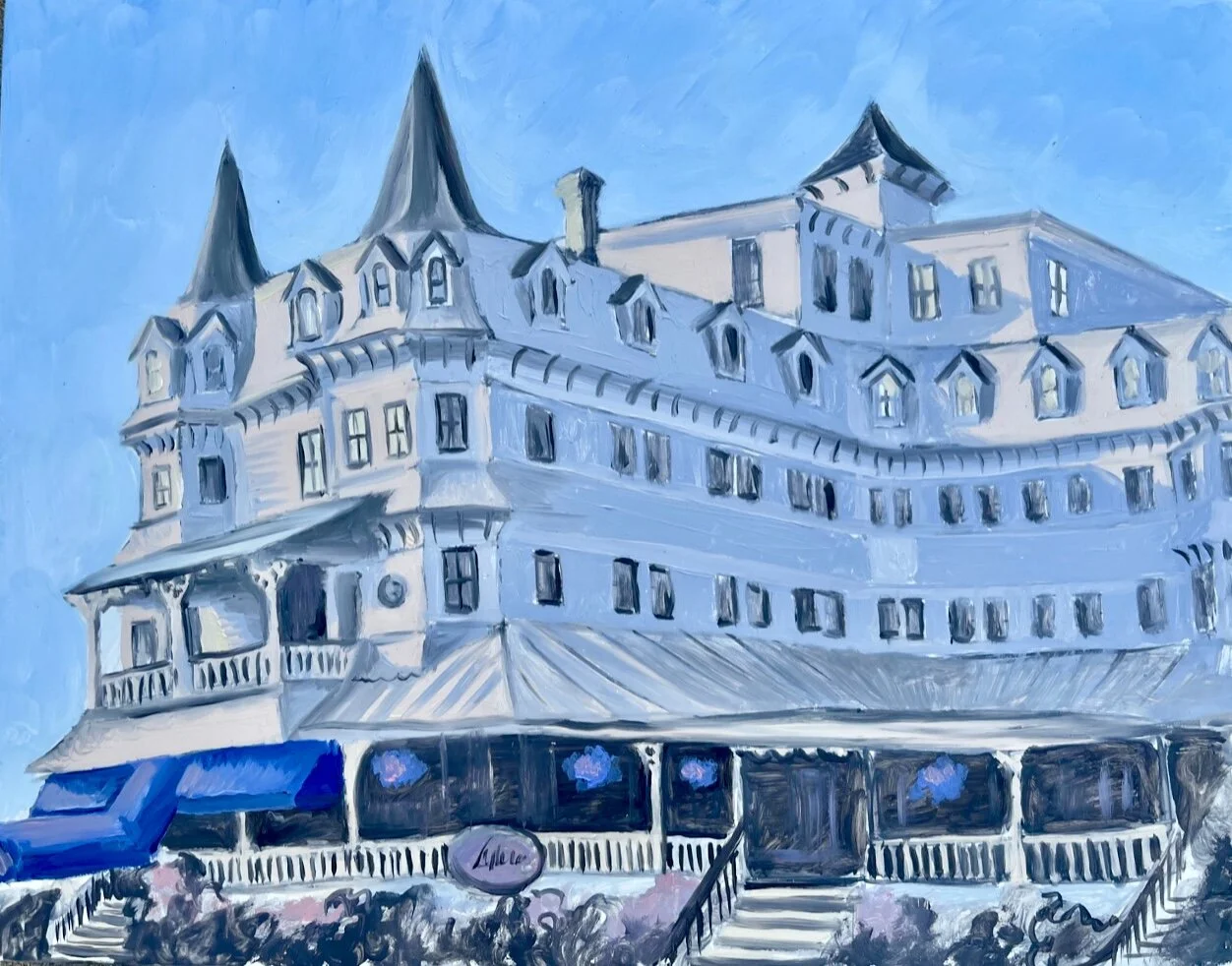 The Inn at Cape May, oil on panel, 11%22 x 14%22, by Jessica Libor, 2021.jpg