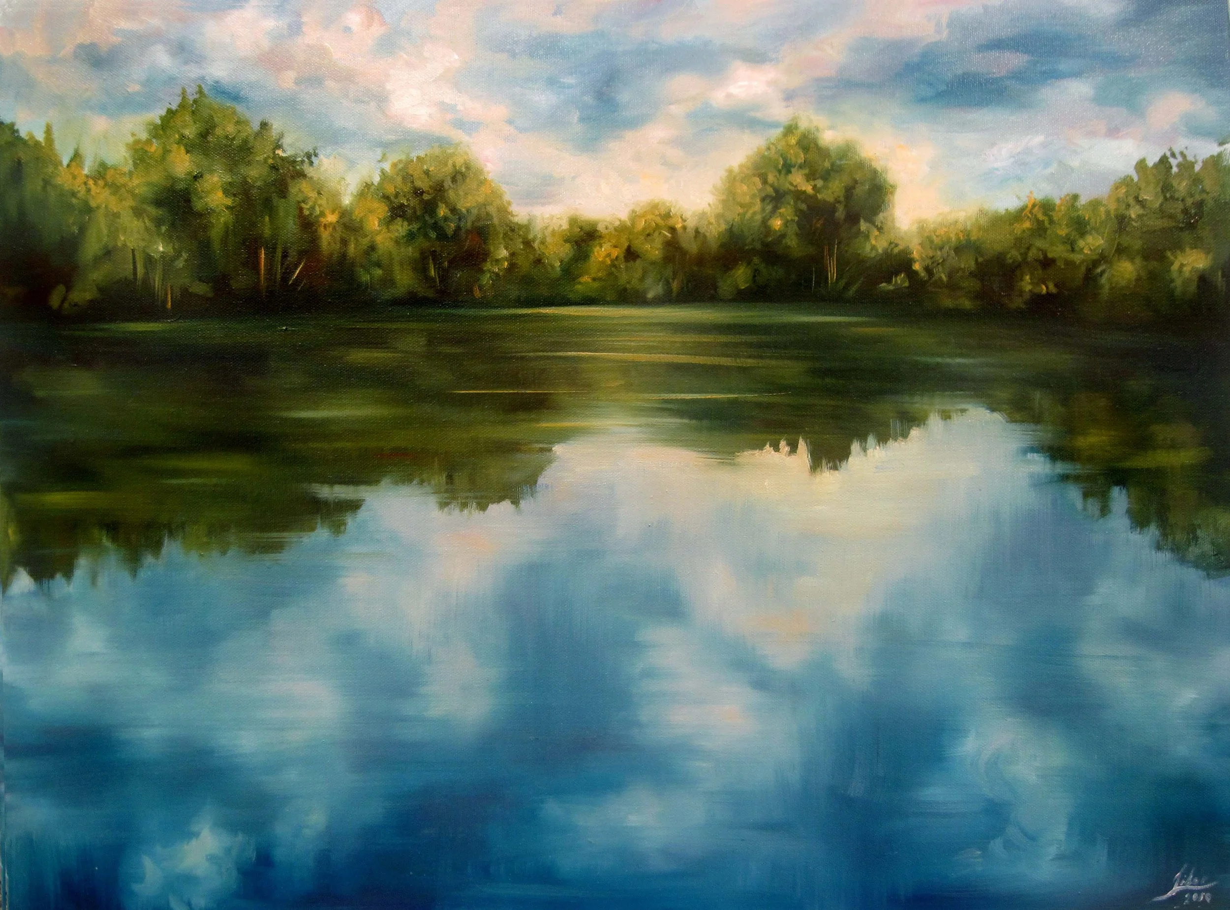 Reflection, oil on canvas, Jessica Libor 2010.jpg