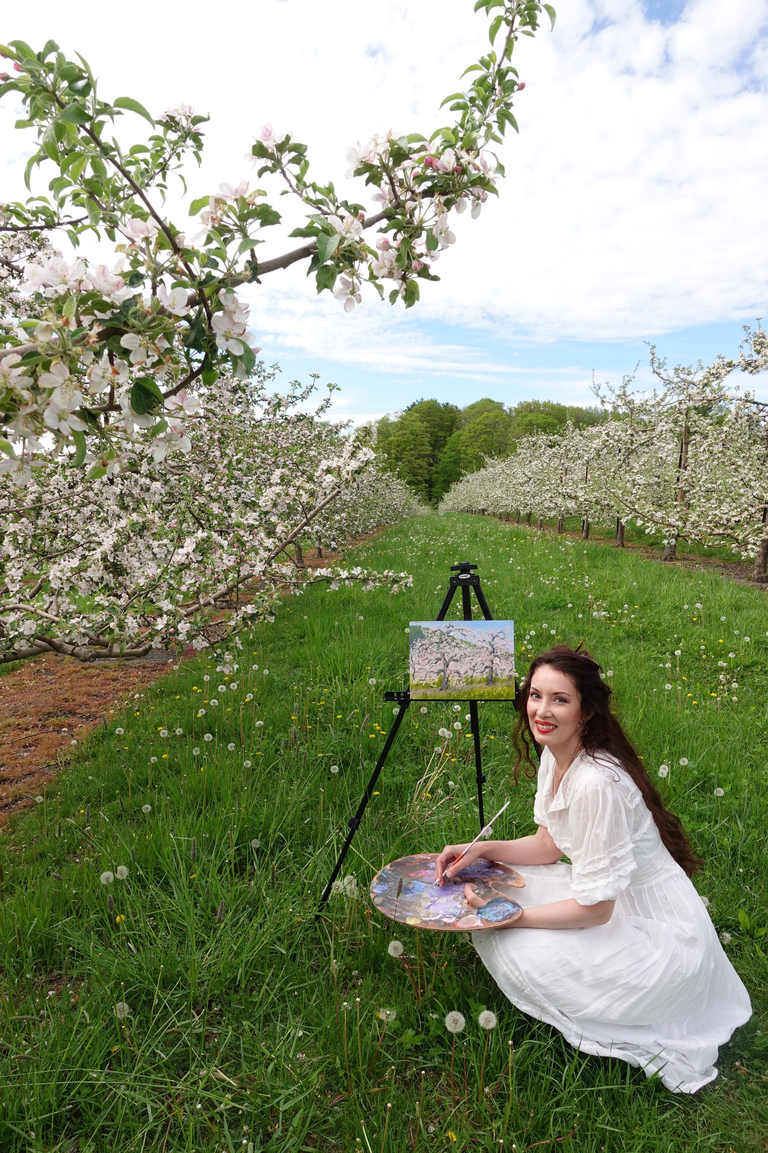 An orchard in Springtime detail 3.jpg