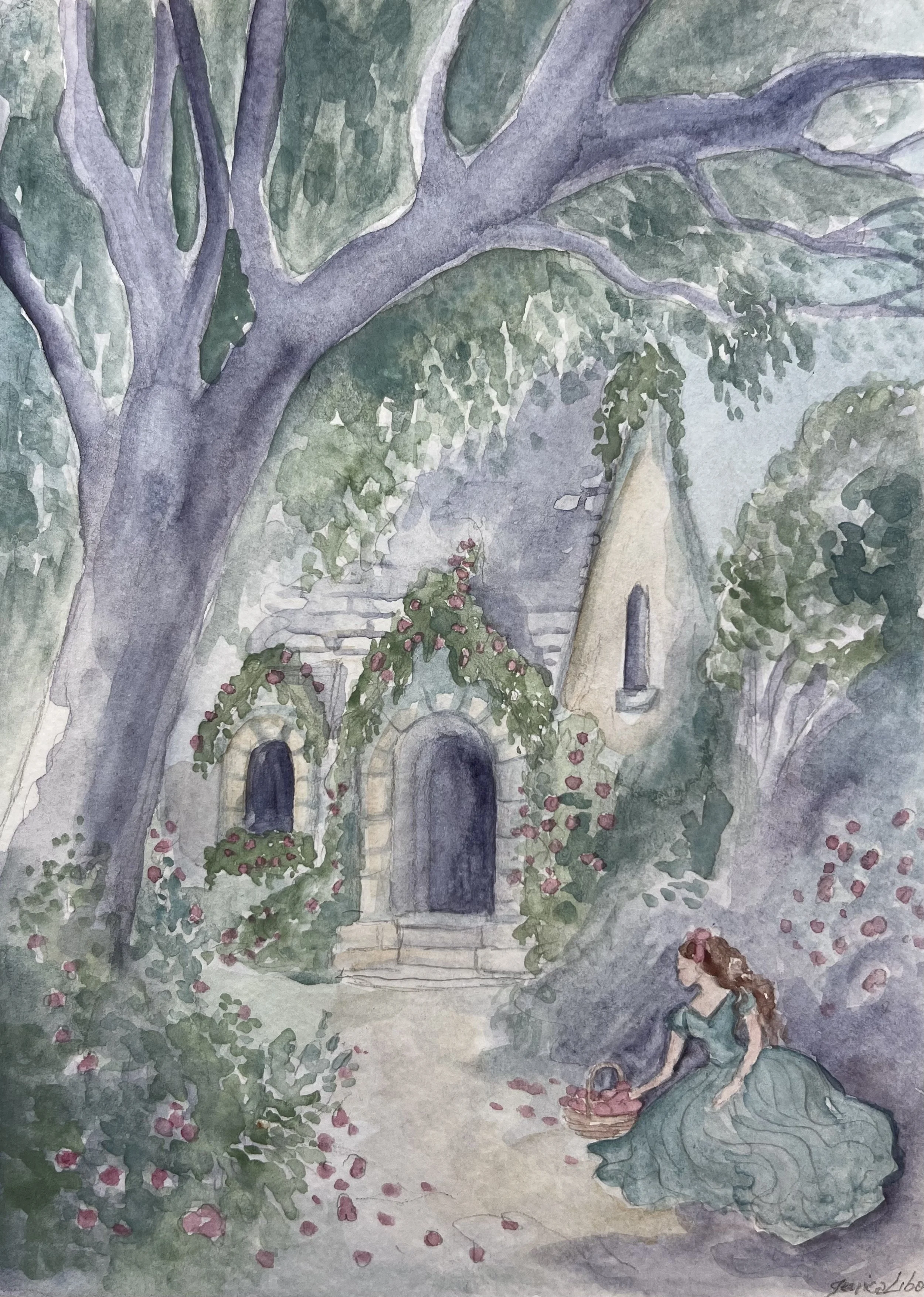The Cottage in the Woods (study)