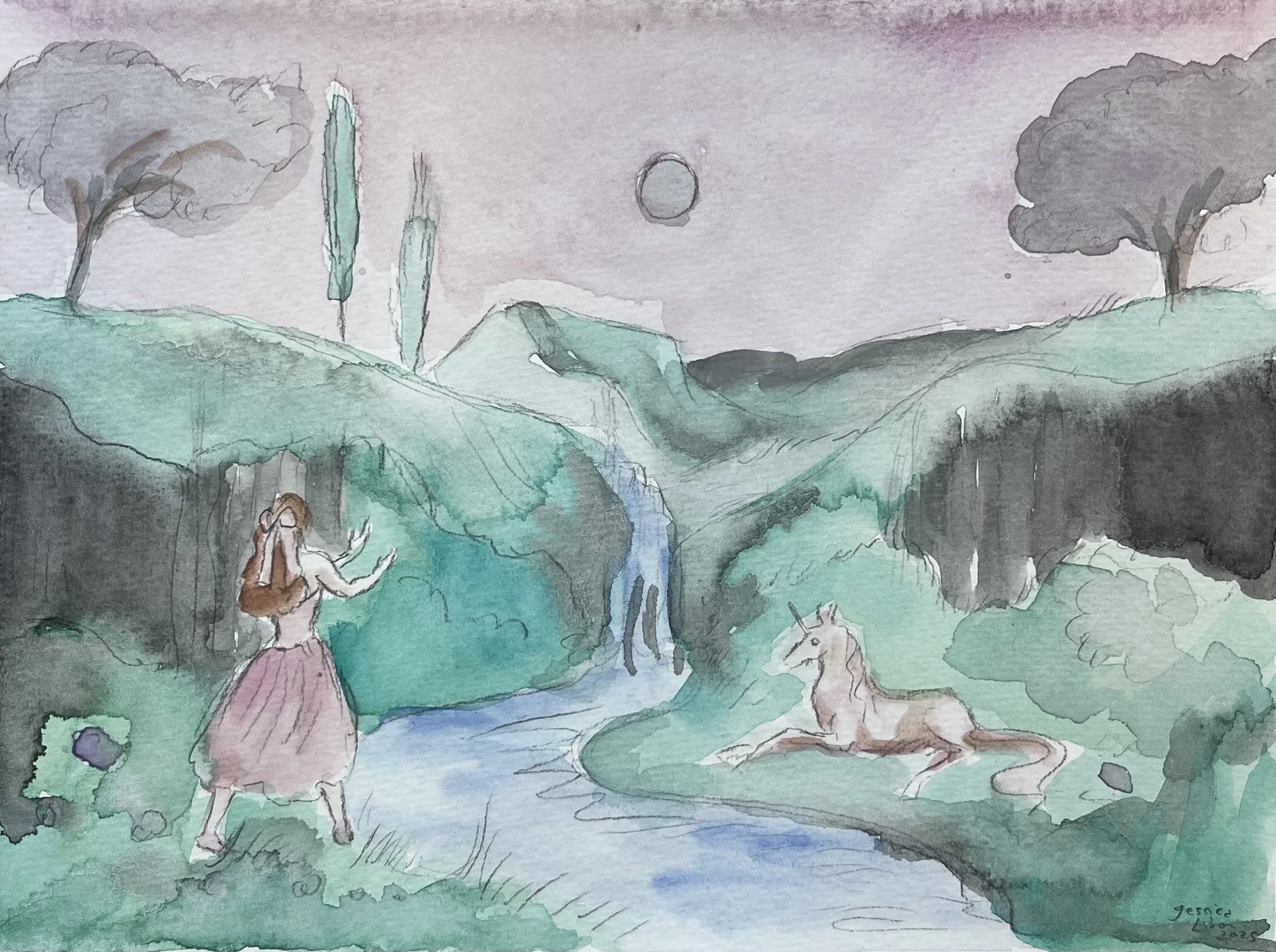 Lavender Moon (study)
