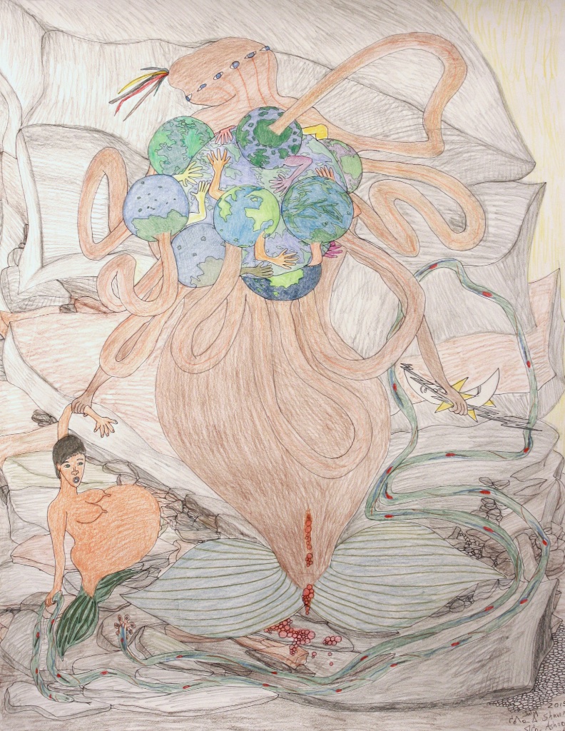  Untitled 148 - 1911 30 x 22 Coloured Pencil on Paper $ 2200 