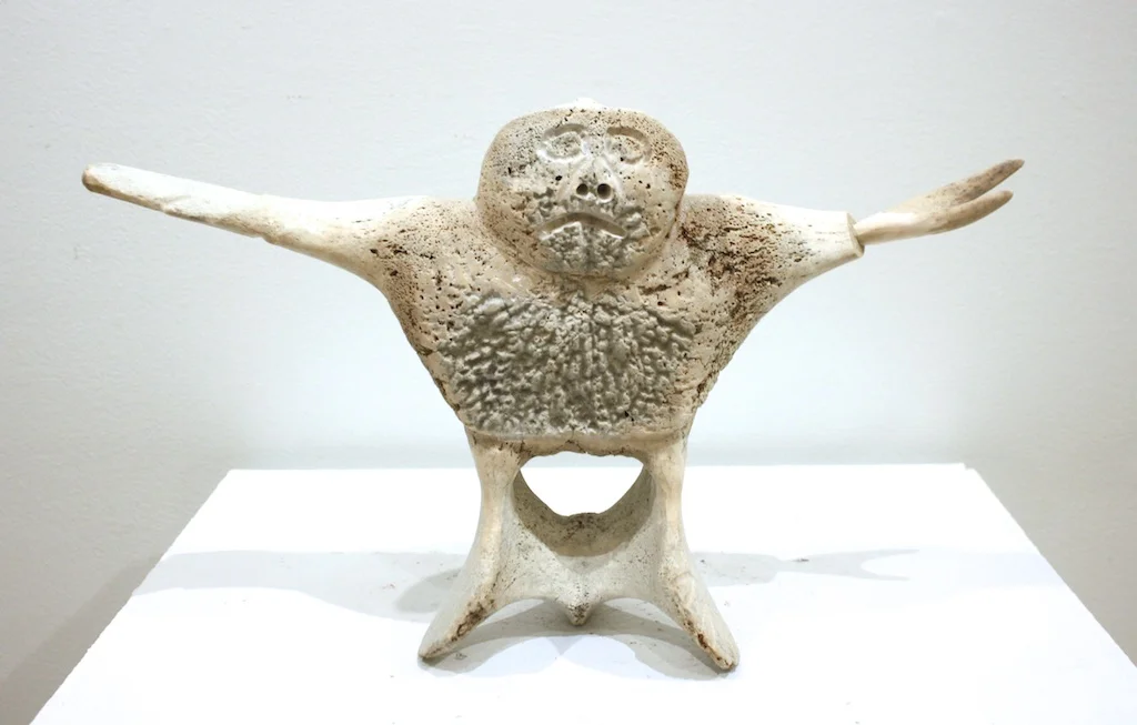 852002082 Transformation Manasie Maniapik 10 x 18 x 4 Whalebone, Antler $ 1500