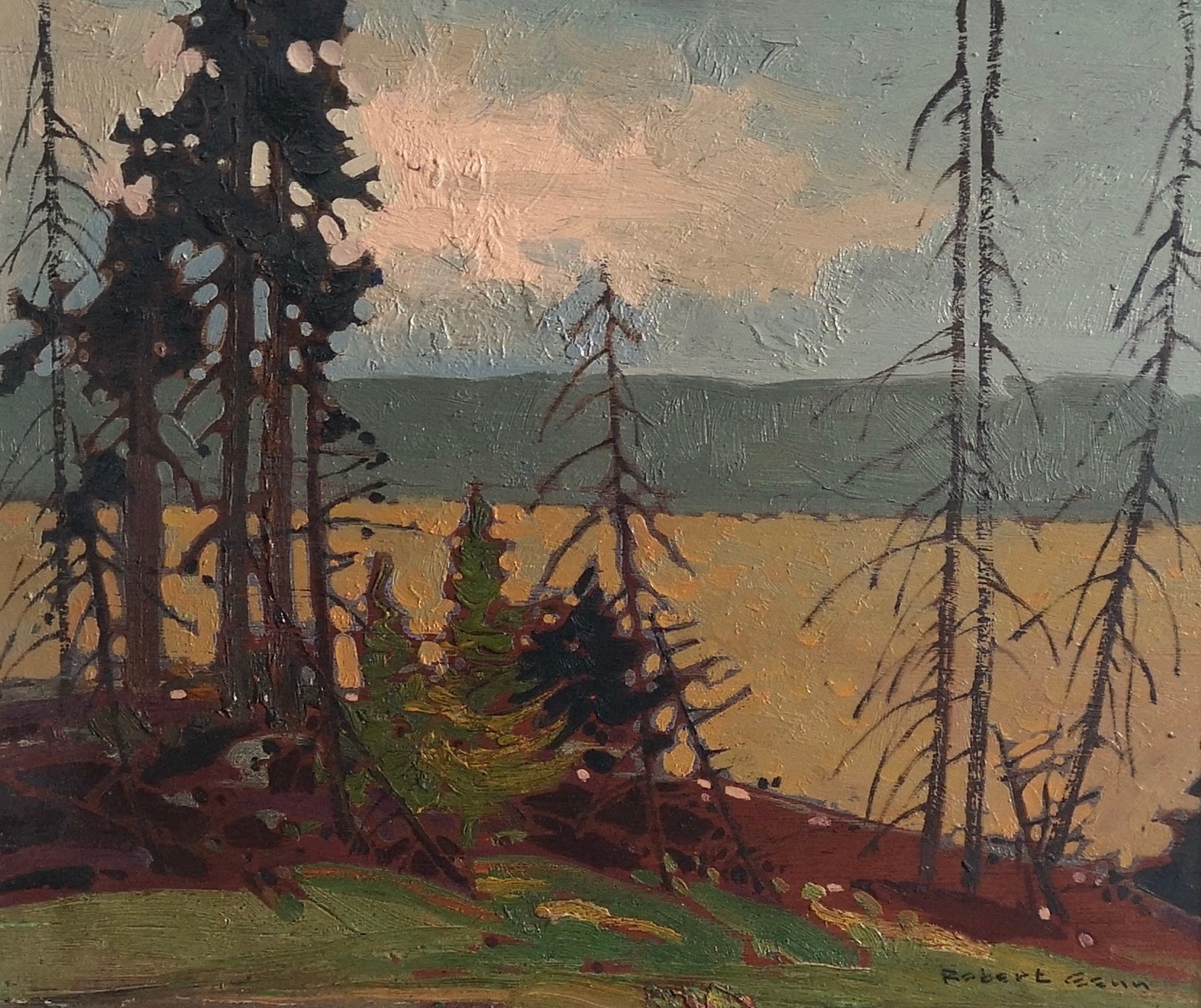 Gulf Edge 10 x 12 Oil on Board 1970 SOLD