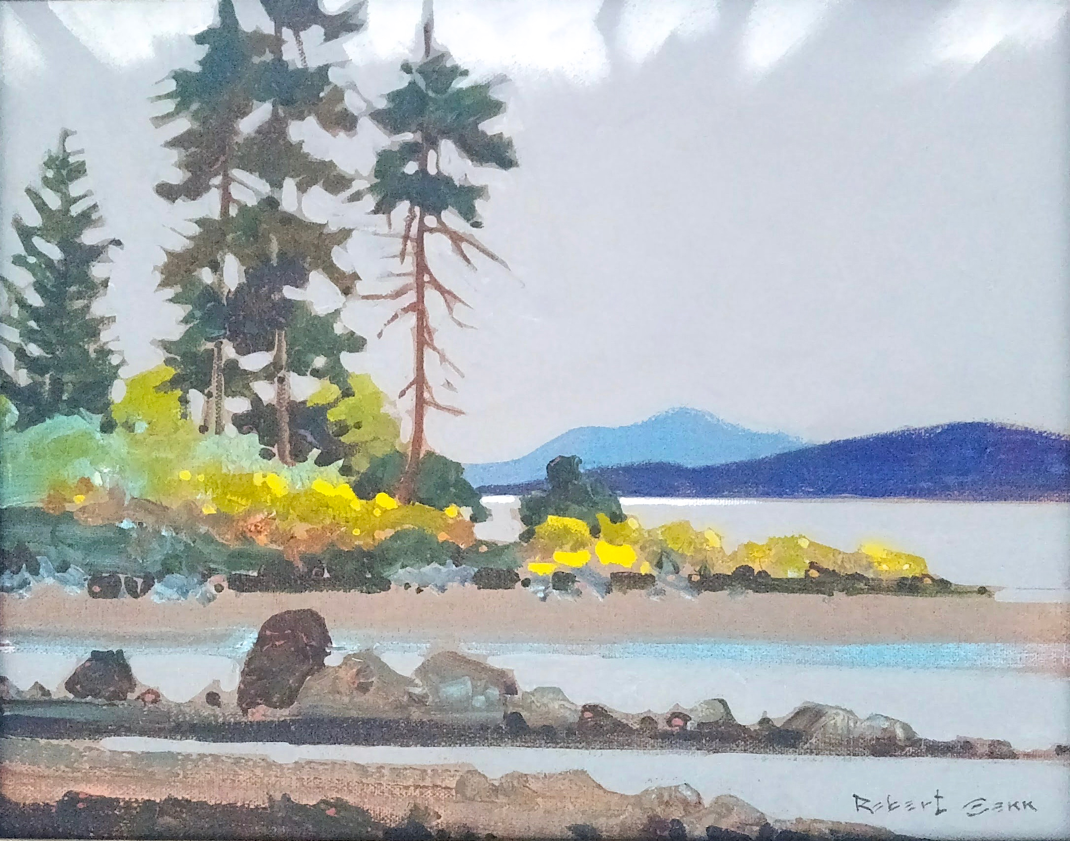 From the Float - Painter’s Lodge 11 x 14 Acrylic on Canvas 2006 SOLD