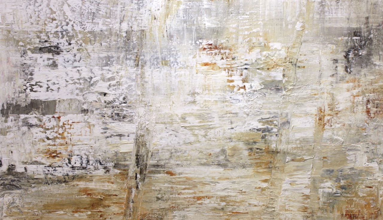 Ghostly Guards 26 x 45 Acrylic on Canvas $ 2500