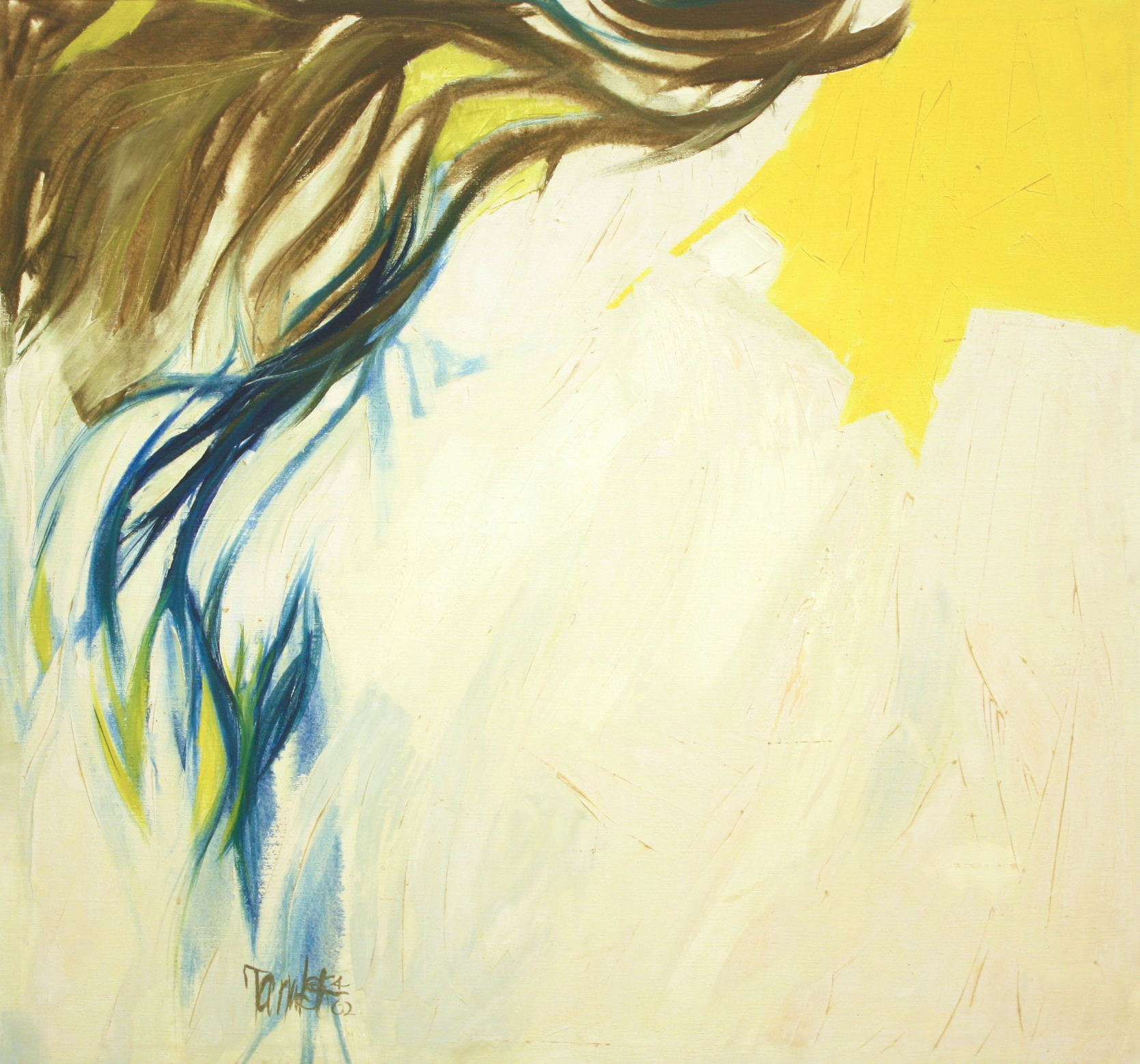 Takao Tanabe Spring Wind (1962) 34.5 x 33 Oil on Canvas